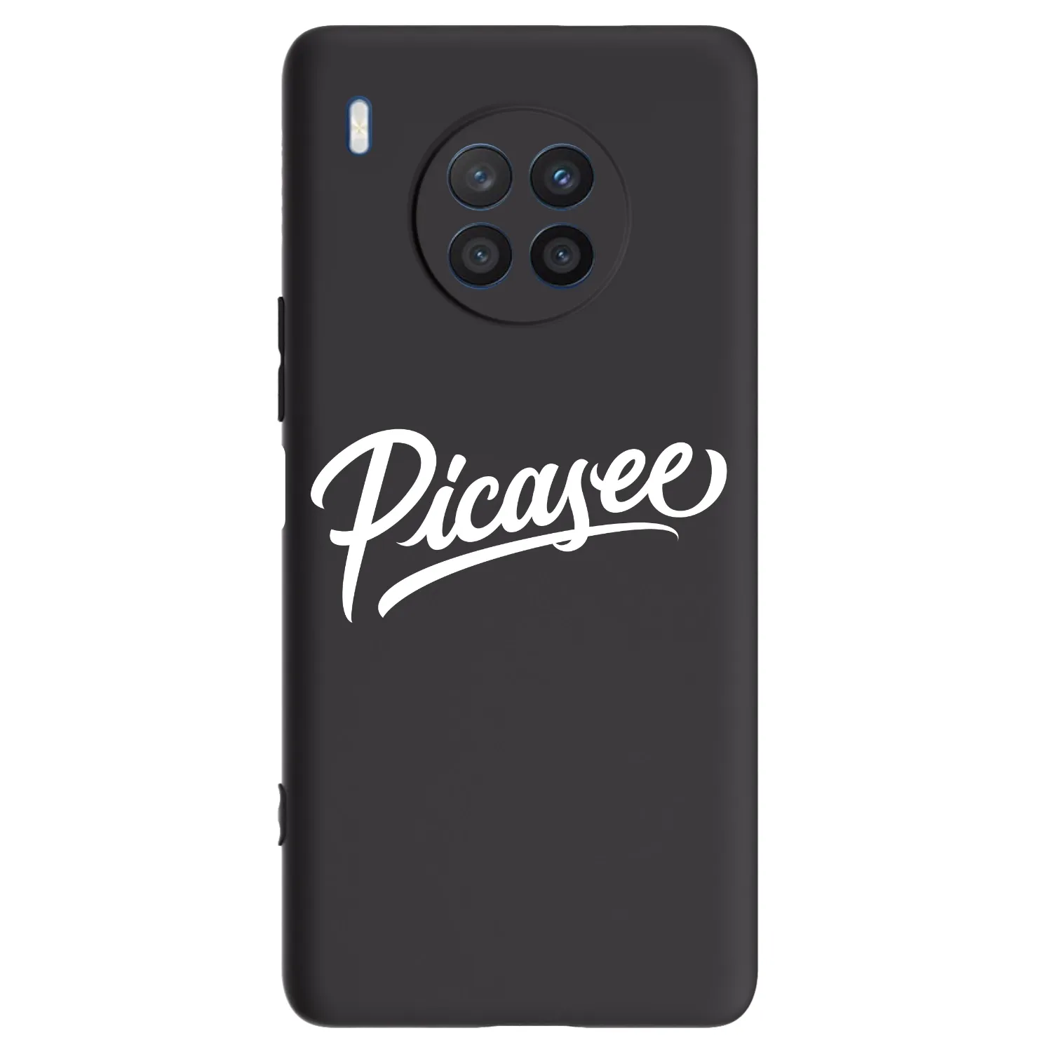 Picasee silikonový černý obal pro Honor 50 Lite - Picasee - old logo - white