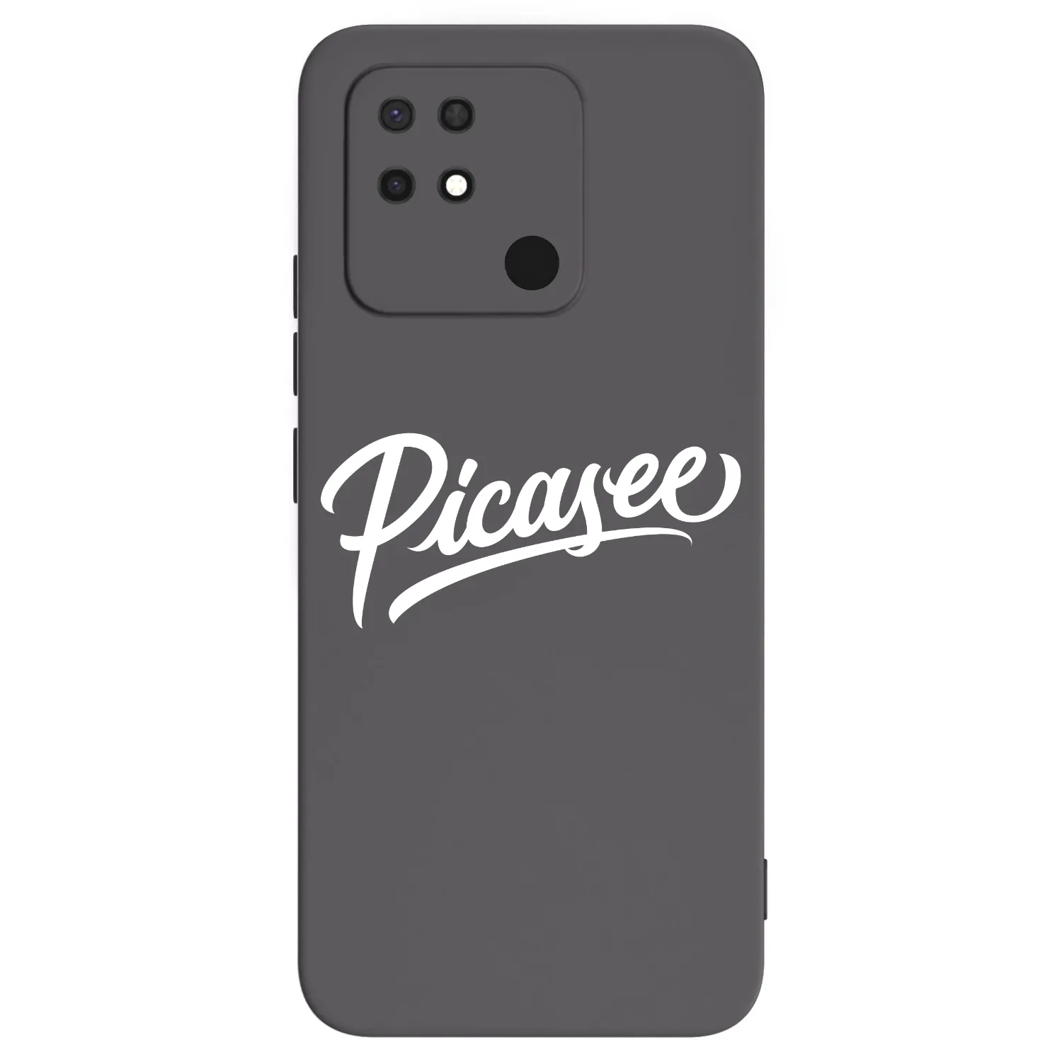 Picasee silikonový černý obal pro Xiaomi Redmi 10C - Picasee - old logo - white
