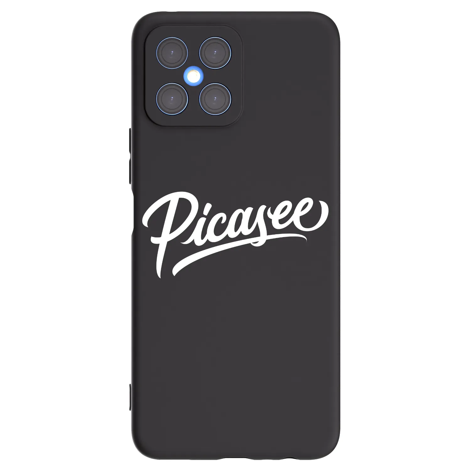 Picasee silikonový černý obal pro Honor X8 4G - Picasee - old logo - white