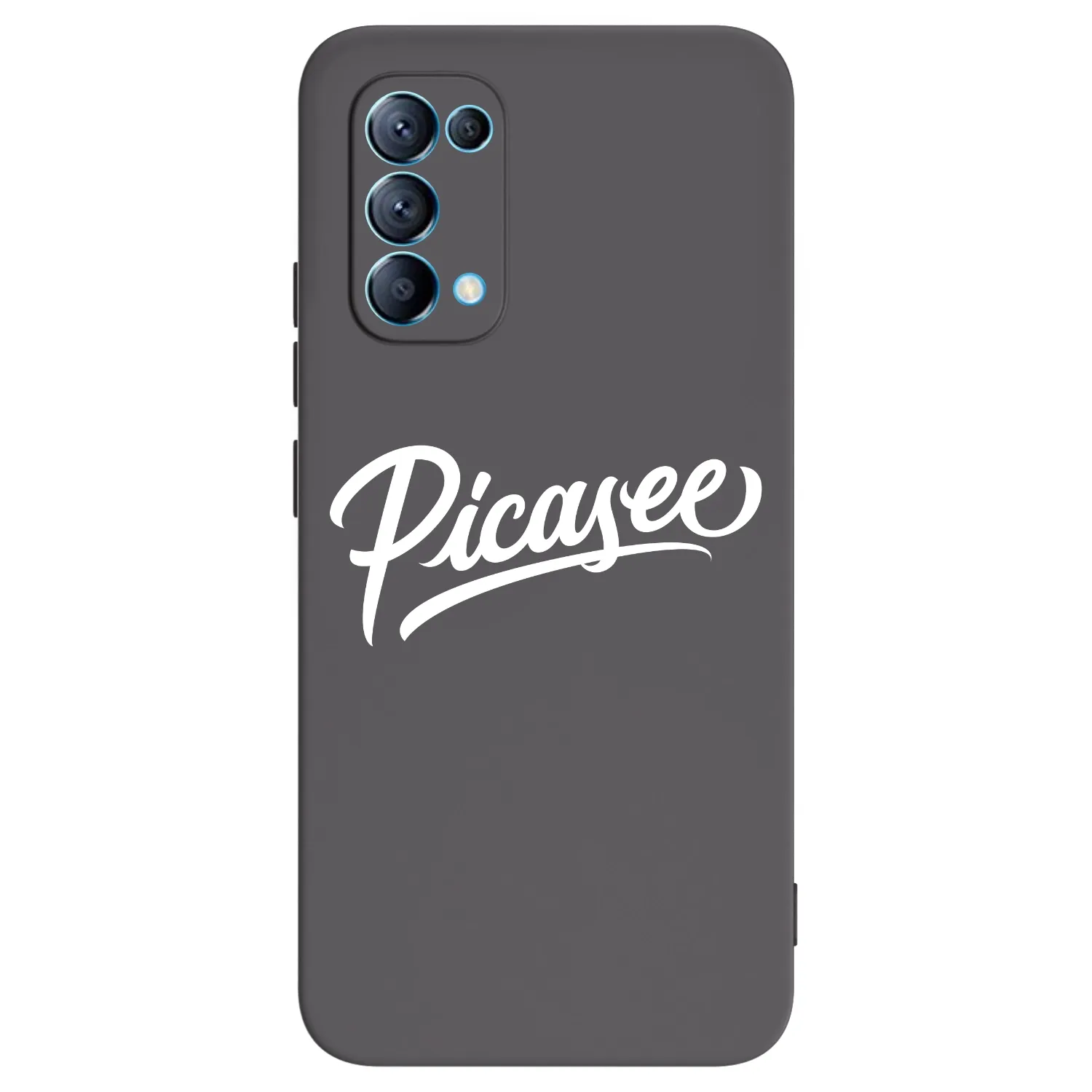 Picasee silikonový černý obal pro OPPO Reno 5 5G - Picasee - old logo - white