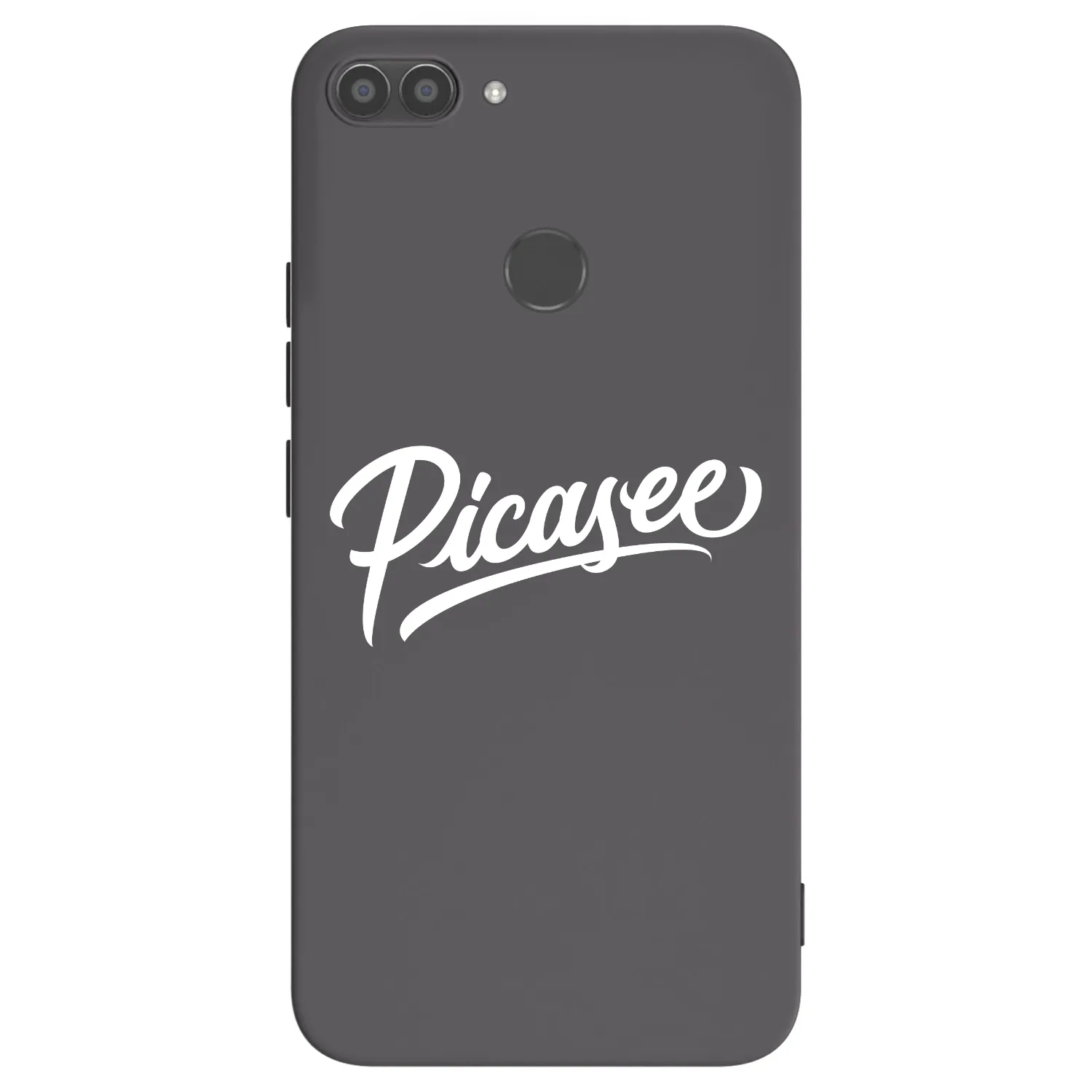 Picasee silikonový černý obal pro Huawei P Smart - Picasee - old logo - white