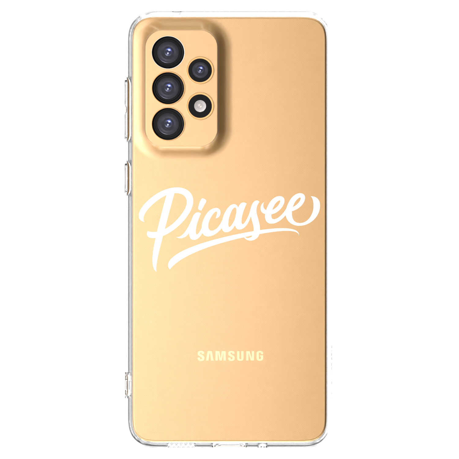 Picasee silikonový průhledný obal pro Samsung Galaxy A33 5G A336 - Picasee - old logo - white