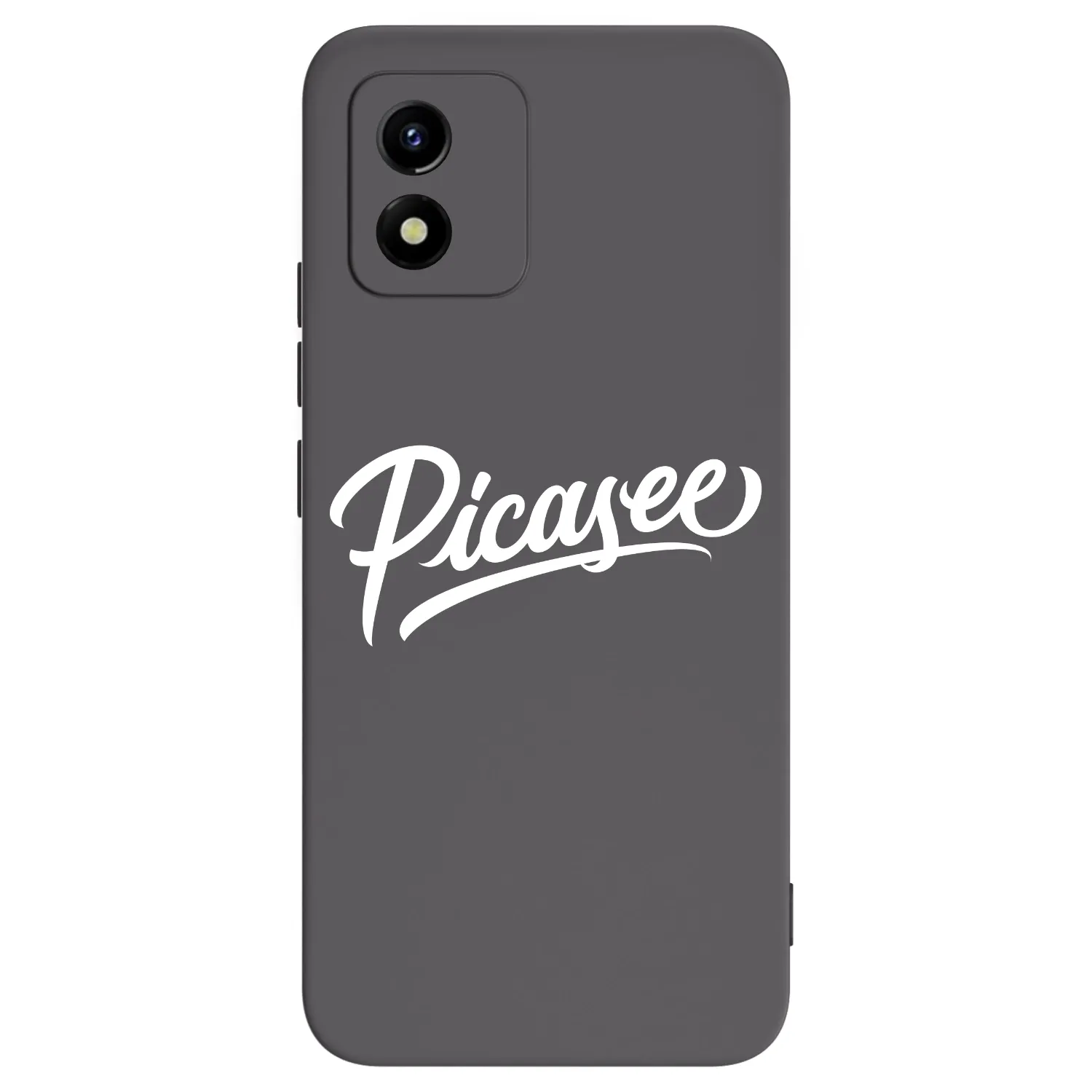 Picasee silikonový černý obal pro Vivo Y01 - Picasee - old logo - white