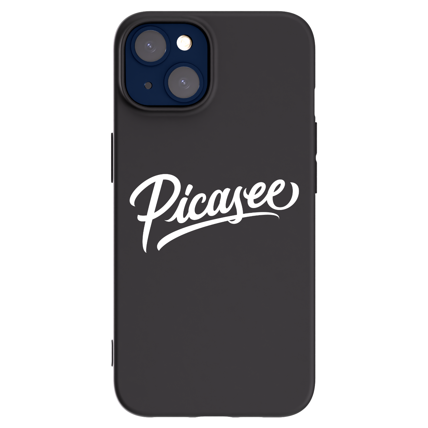 Picasee silikonový černý obal pro Apple iPhone 14 - Picasee - old logo - white