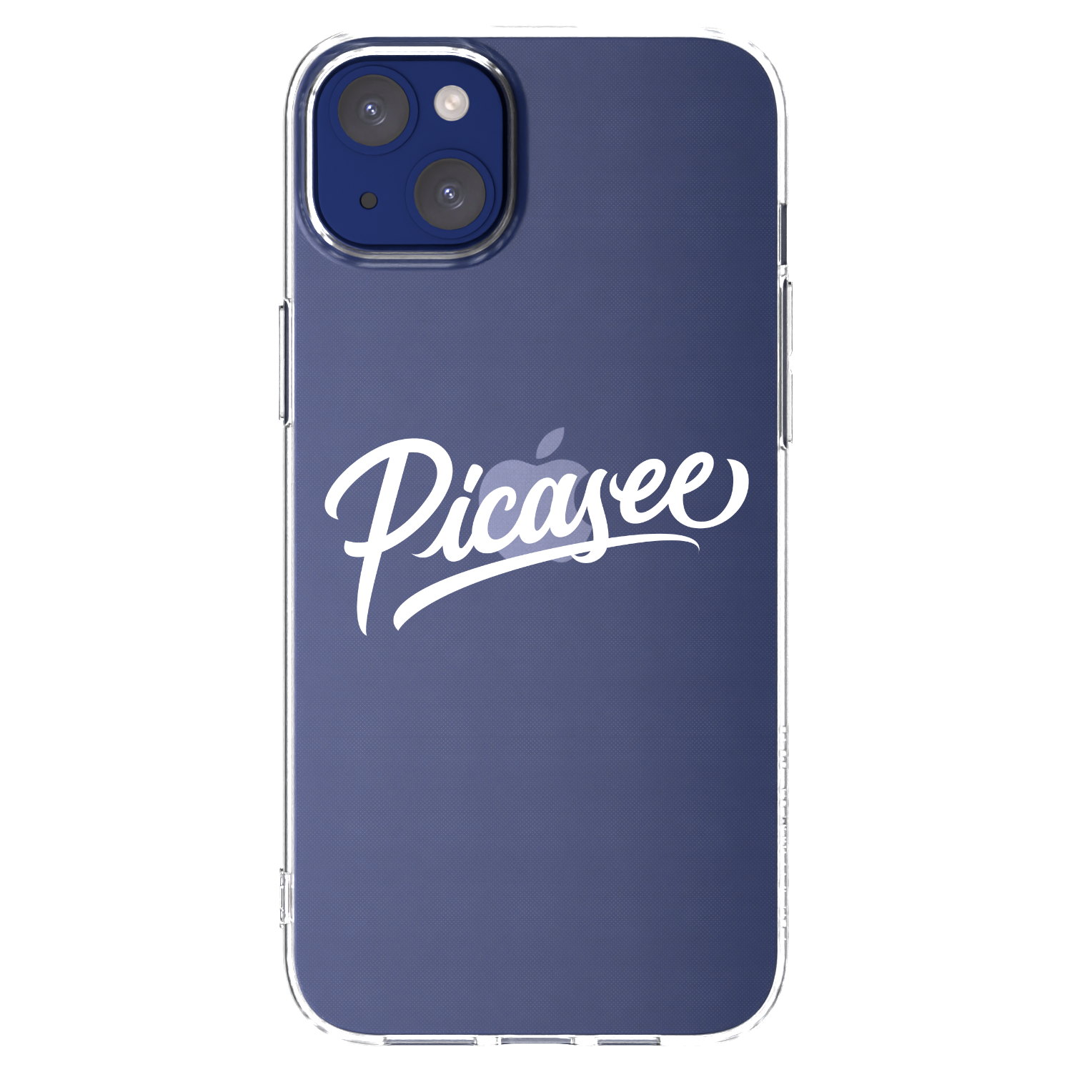 Picasee silikonový průhledný obal pro Apple iPhone 14 Plus - Picasee - old logo - white