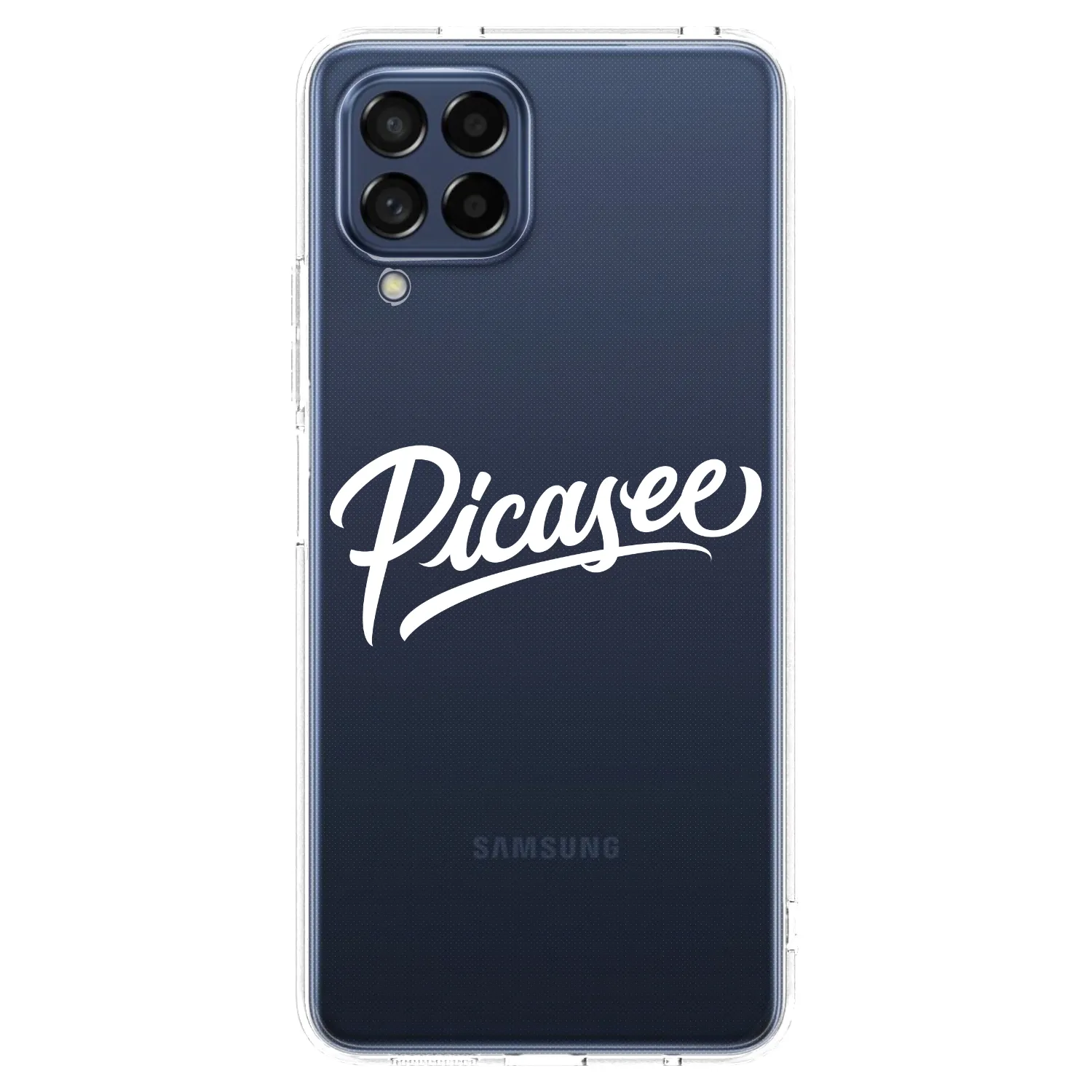 Picasee silikonový průhledný obal pro Samsung Galaxy M53 5G - Picasee - old logo - white
