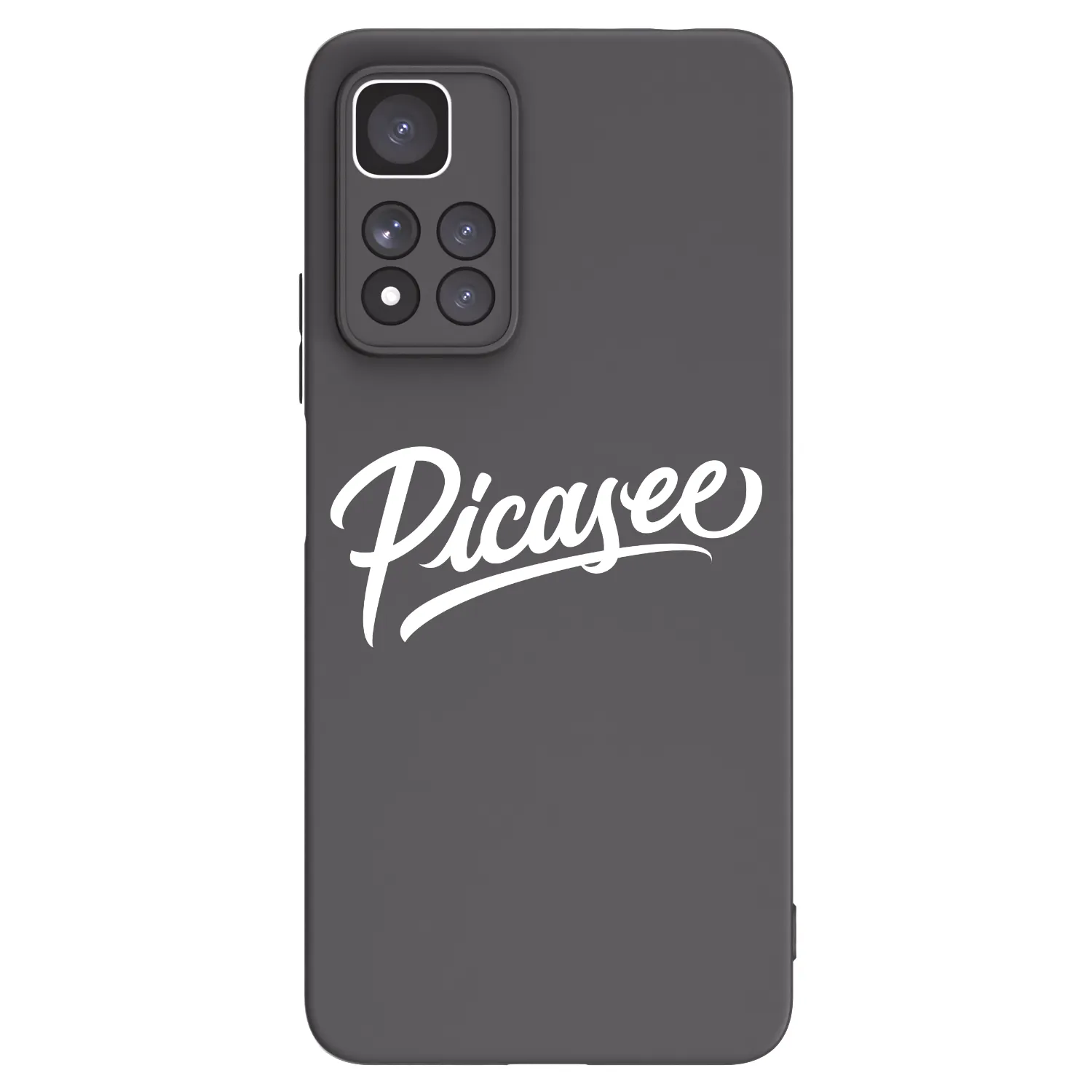 Picasee silikonový černý obal pro Xiaomi Redmi Note 11 Pro+ 5G - Picasee - old logo - white