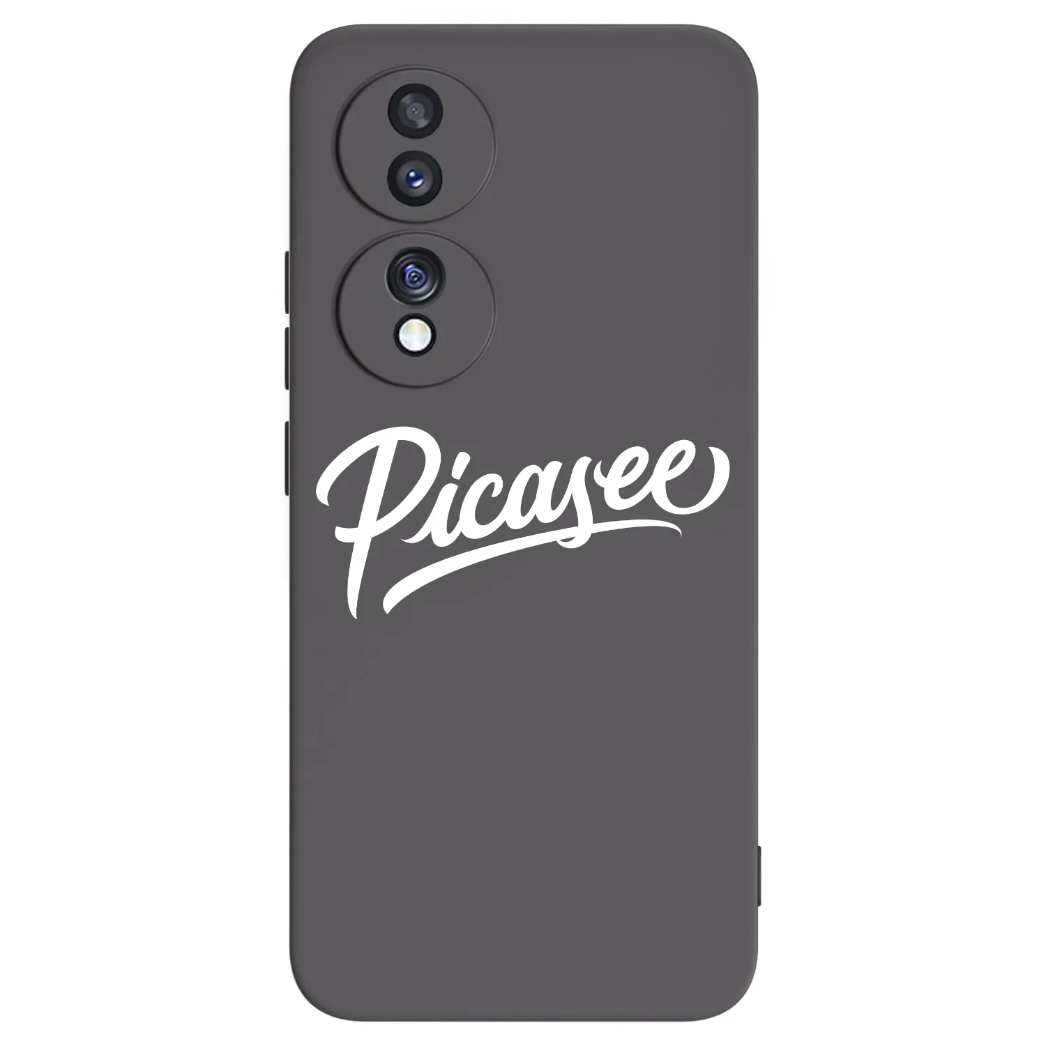 Picasee silikonový černý obal pro Honor 70 - Picasee - old logo - white