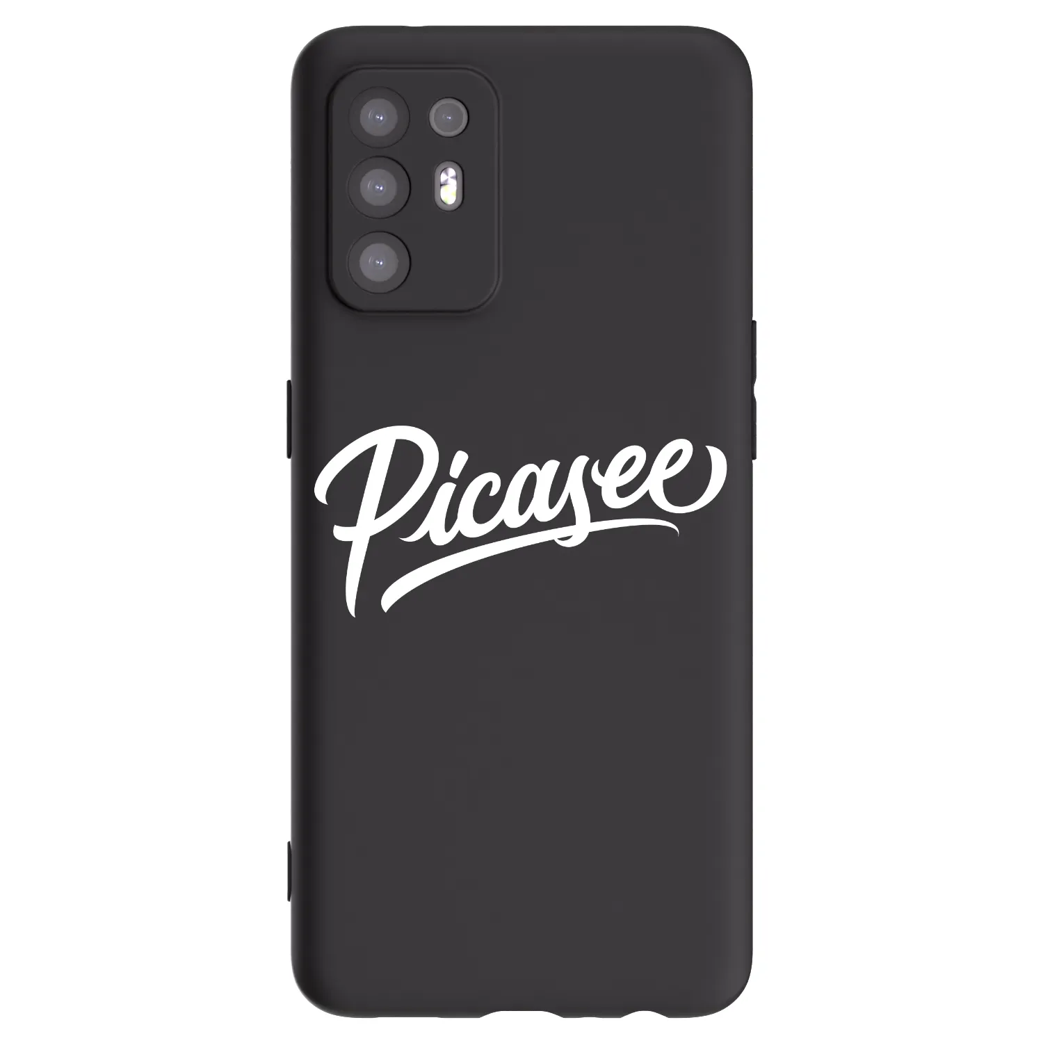 Picasee silikonový černý obal pro OPPO A94 5G - Picasee - old logo - white