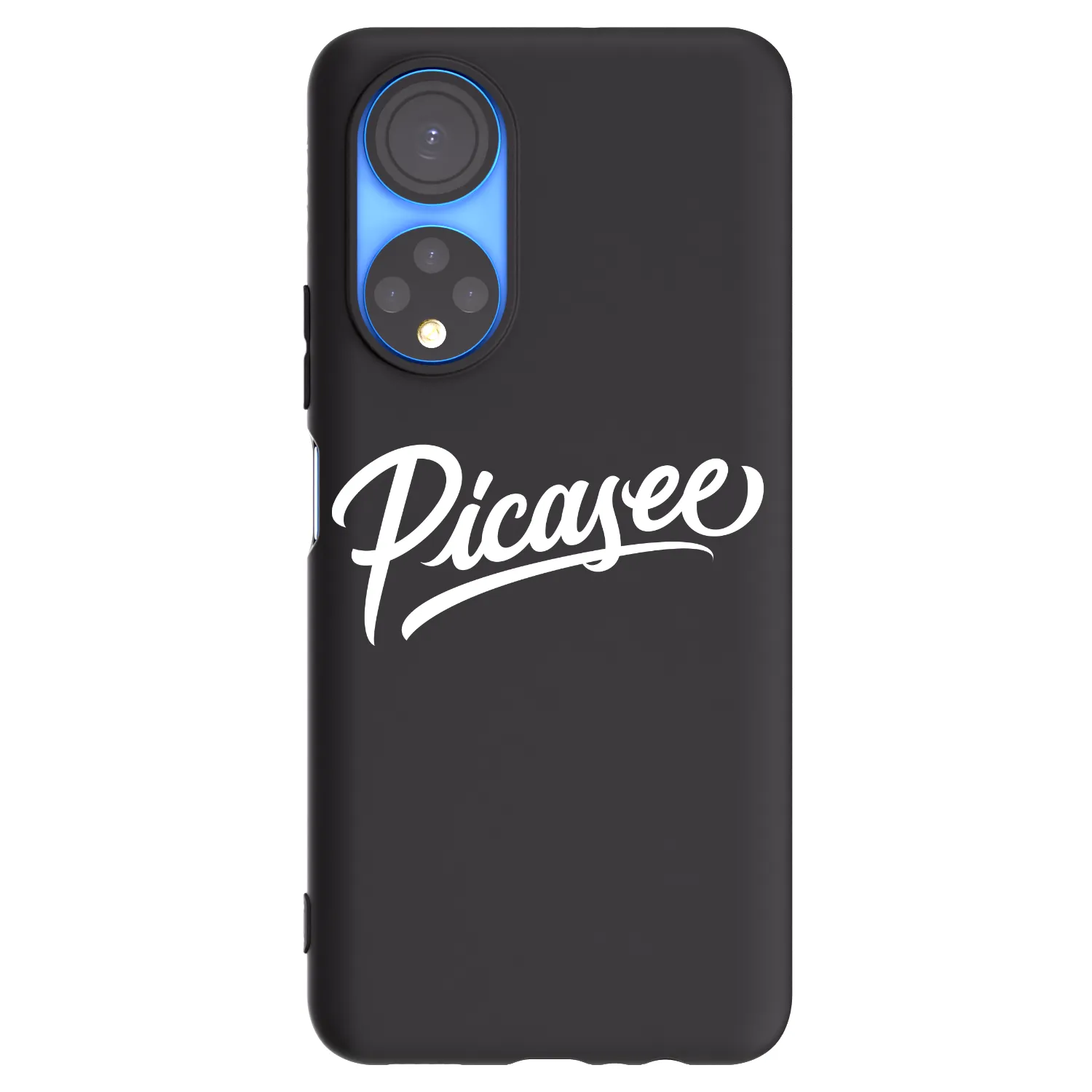 Picasee silikonový černý obal pro Honor X7 - Picasee - old logo - white