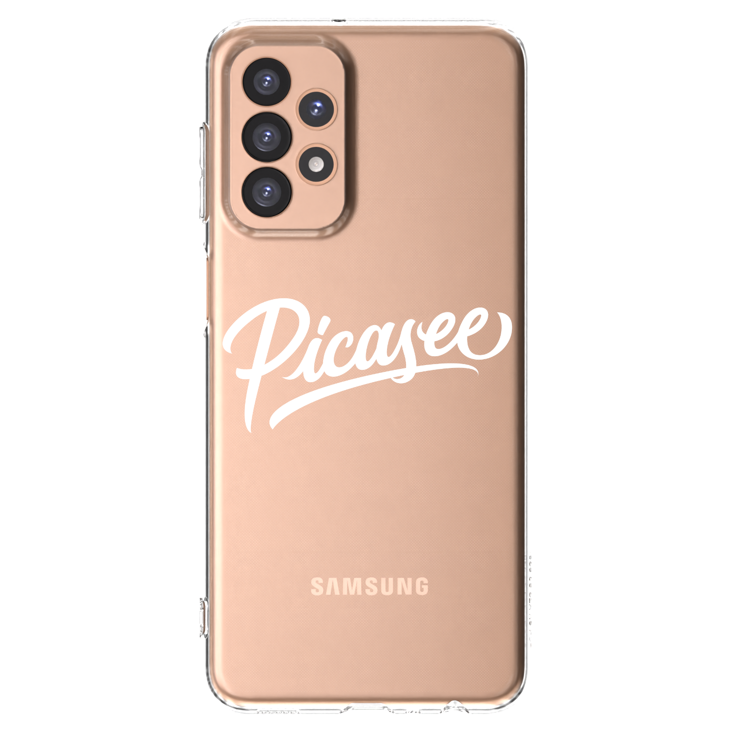 Picasee silikonový průhledný obal pro Samsung Galaxy A23 A236B 5G - Picasee - old logo - white