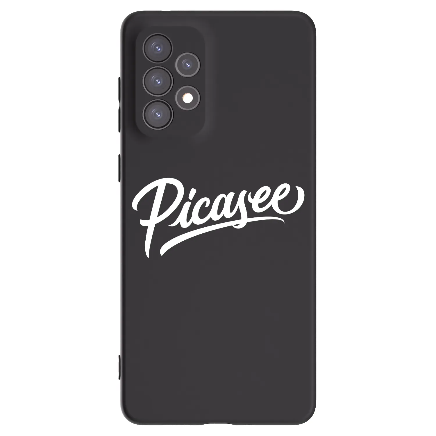 Picasee silikonový černý obal pro Samsung Galaxy A73 5G - Picasee - old logo - white