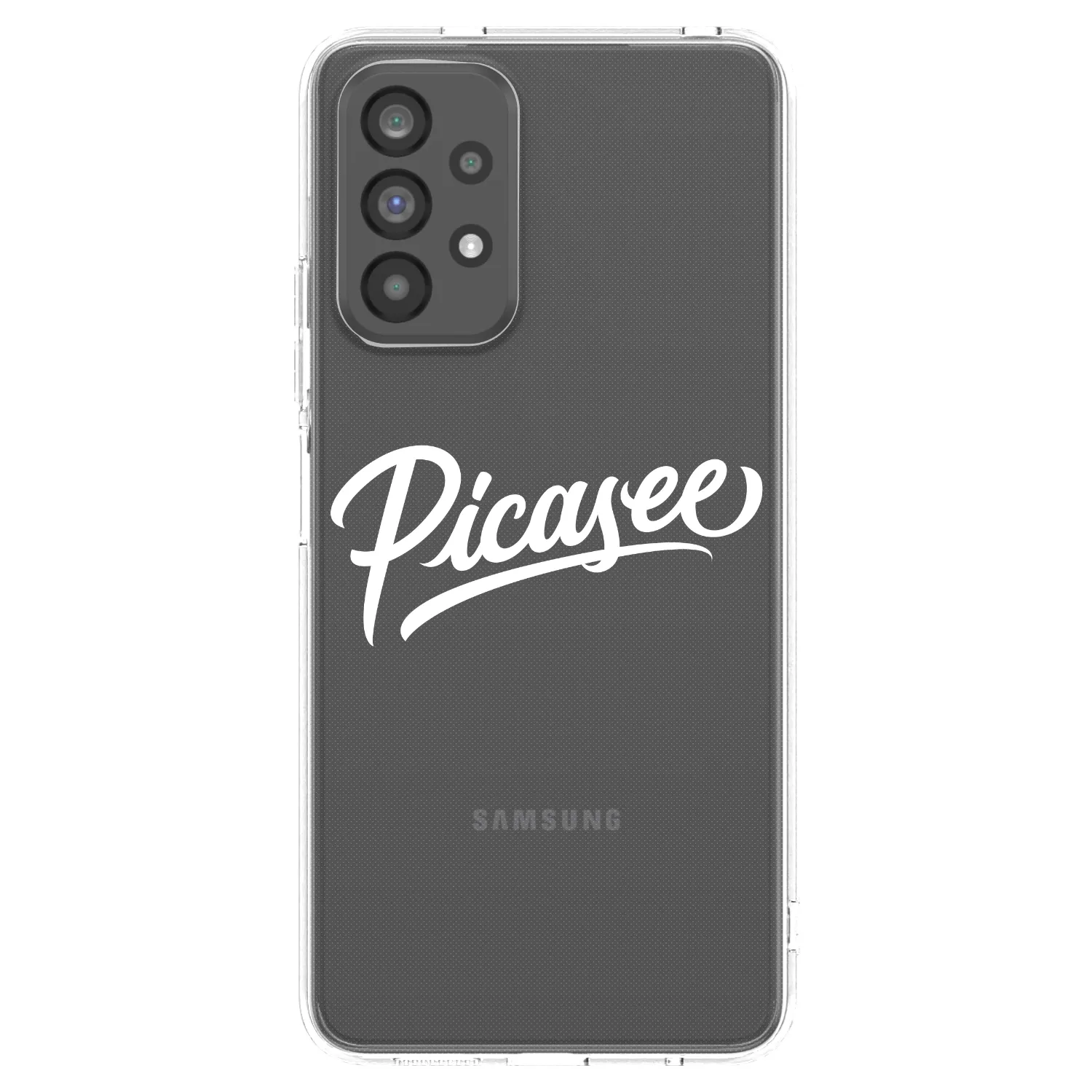 Picasee silikonový průhledný obal pro Samsung Galaxy A73 5G - Picasee - old logo - white