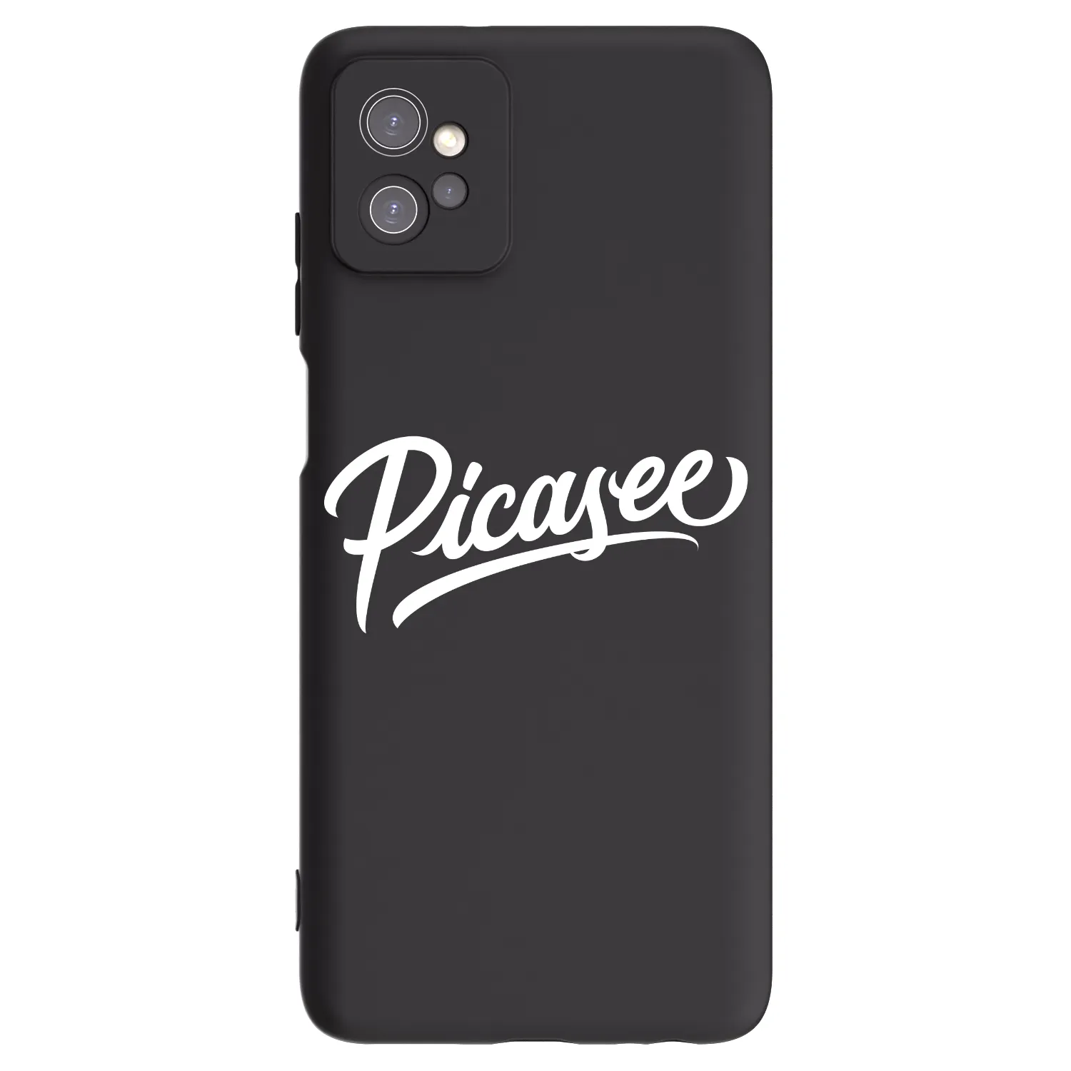 Picasee silikonový černý obal pro Motorola Moto G32 - Picasee - old logo - white