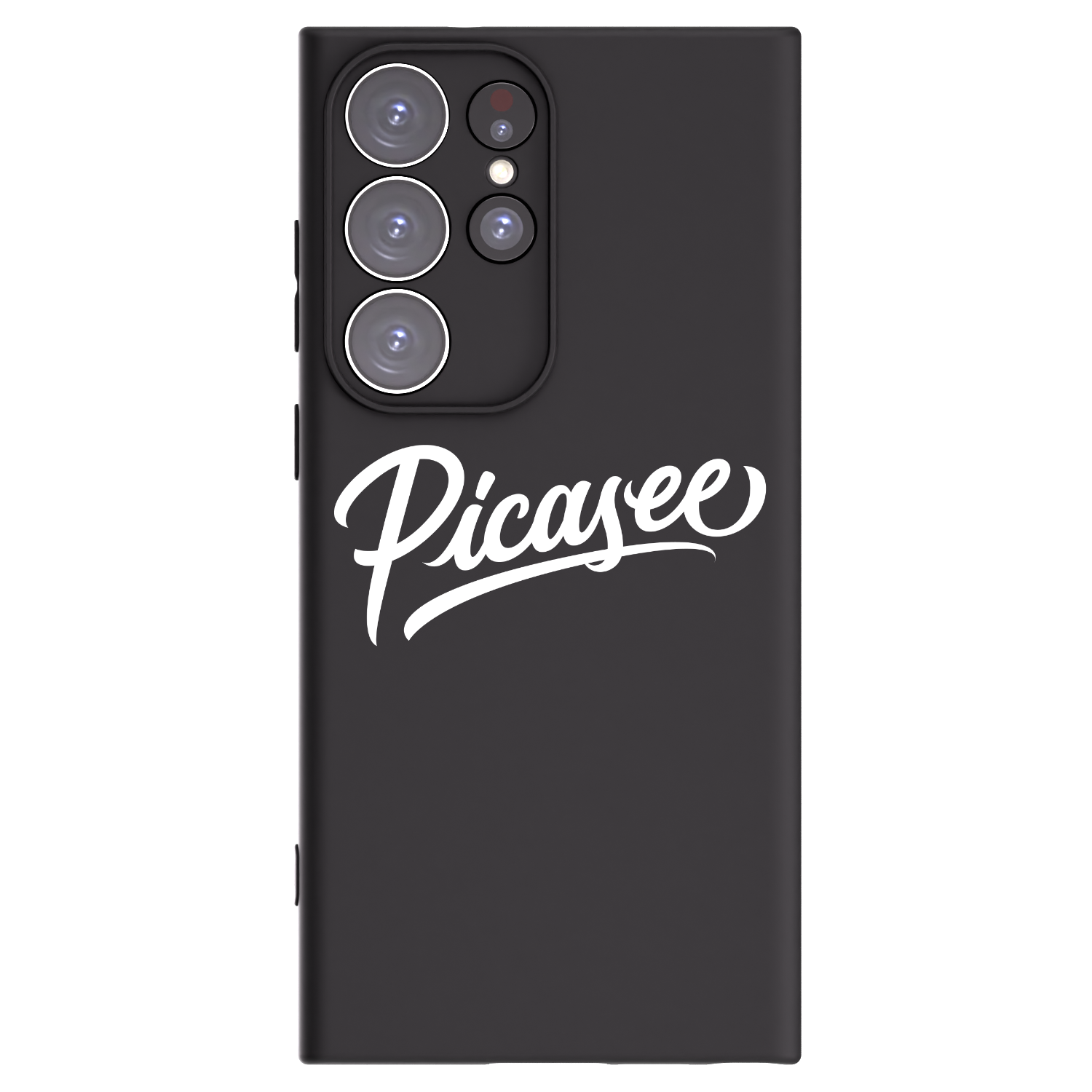 Picasee silikonový černý obal pro Samsung Galaxy S23 Ultra 5G - Picasee - old logo - white