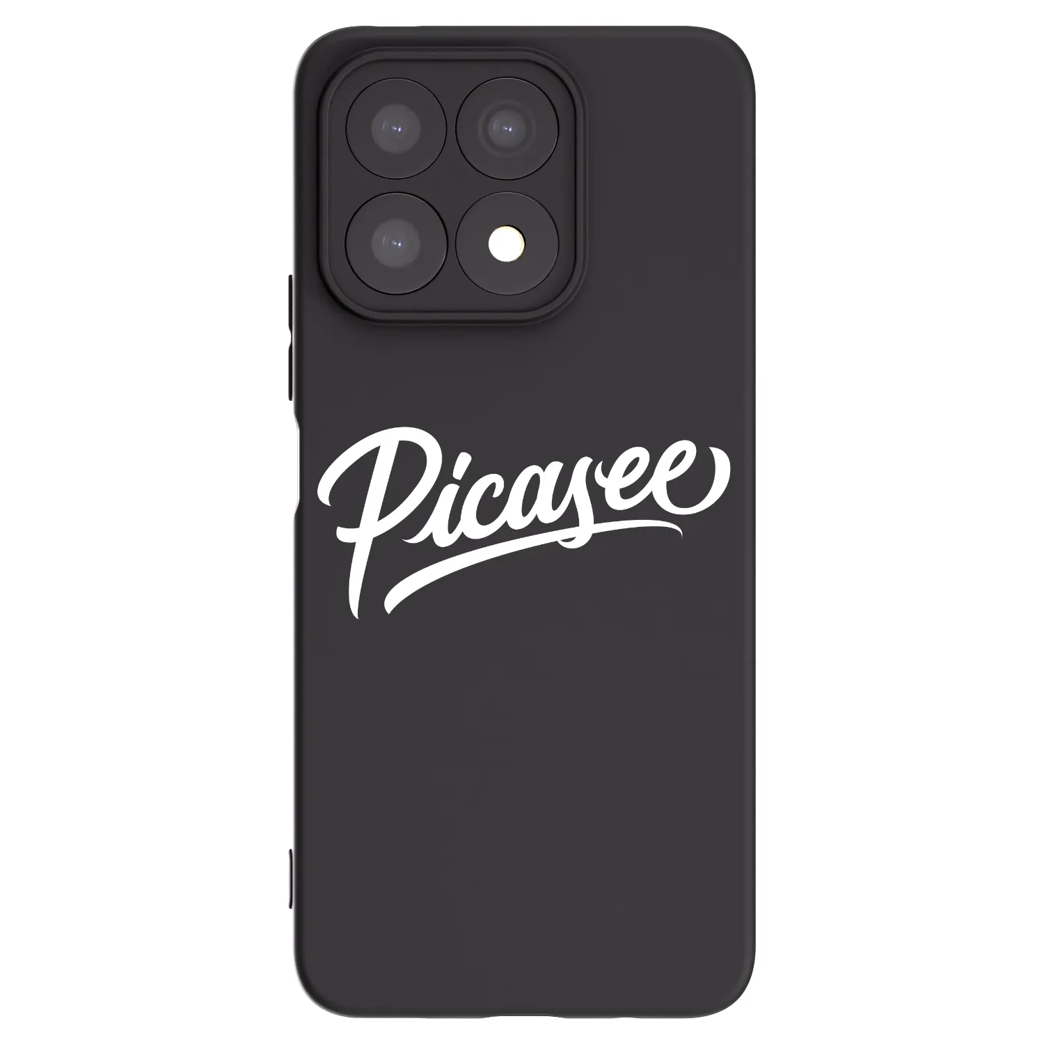 Picasee silikonový černý obal pro Honor X8a - Picasee - old logo - white