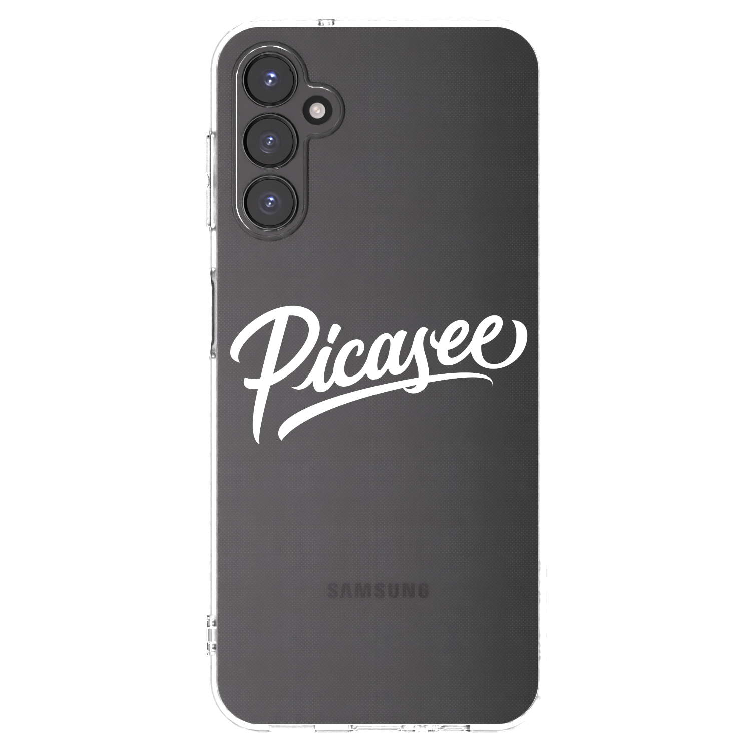 Picasee silikonový průhledný obal pro Samsung Galaxy A14 4G A145R - Picasee - old logo - white