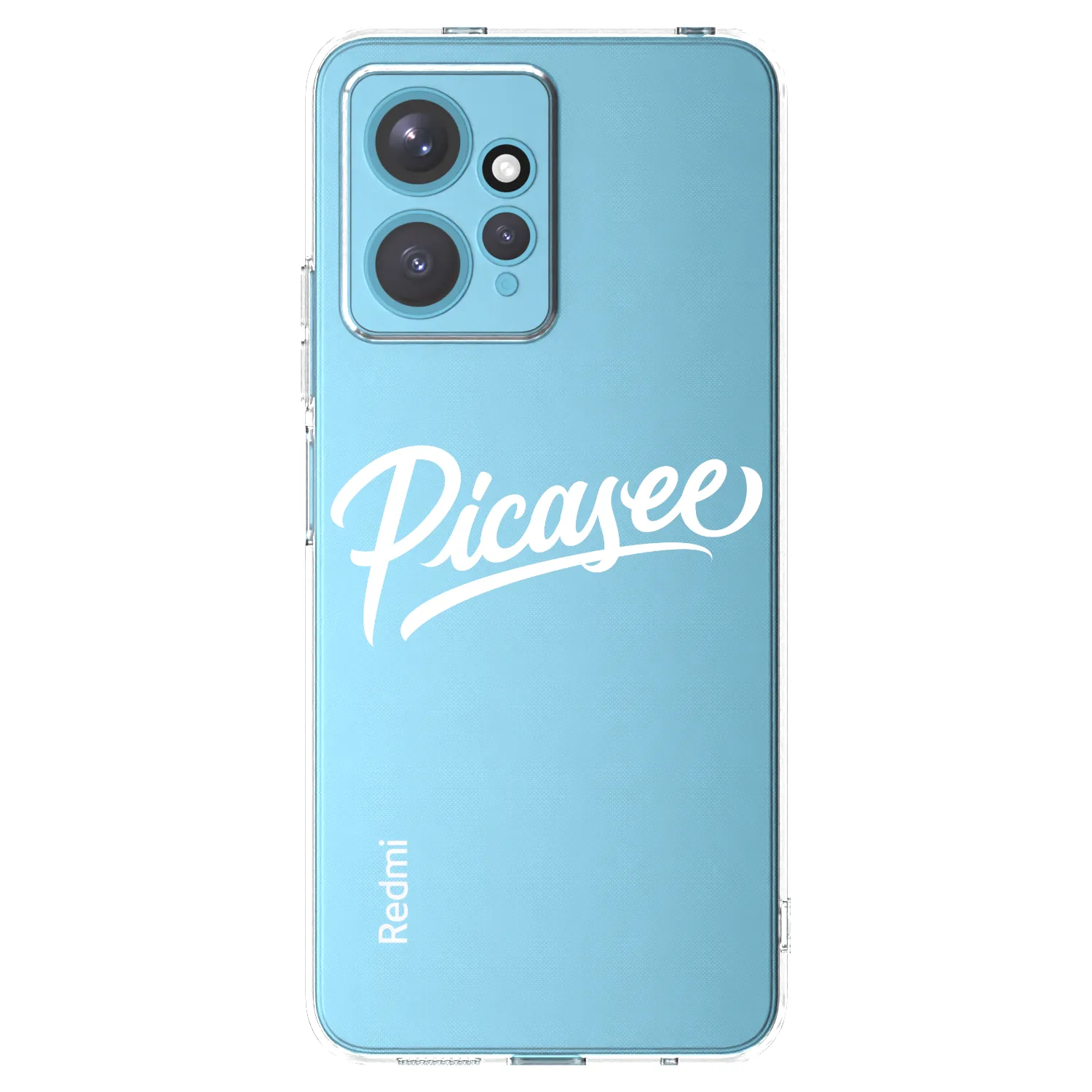 Picasee silikonový průhledný obal pro Xiaomi Redmi Note 12 4G - Picasee - old logo - white