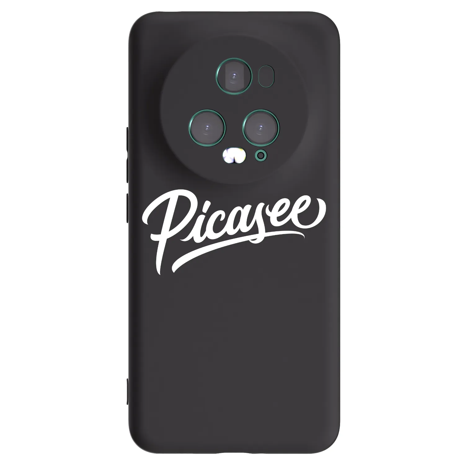 Picasee silikonový černý obal pro Honor Magic5 Pro - Picasee - old logo - white