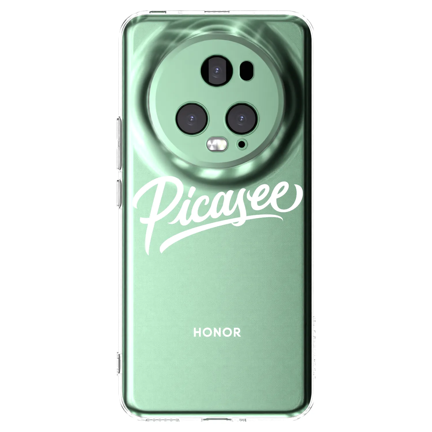Picasee silikonový průhledný obal pro Honor Magic5 Pro - Picasee - old logo - white