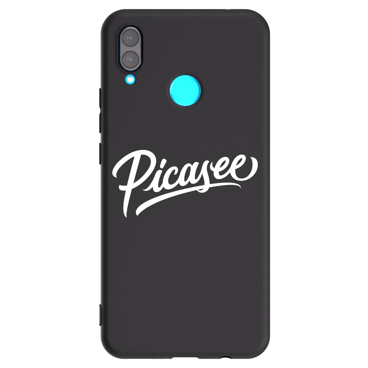 Picasee silikonový černý obal pro Huawei Nova 3 - Picasee - old logo - white