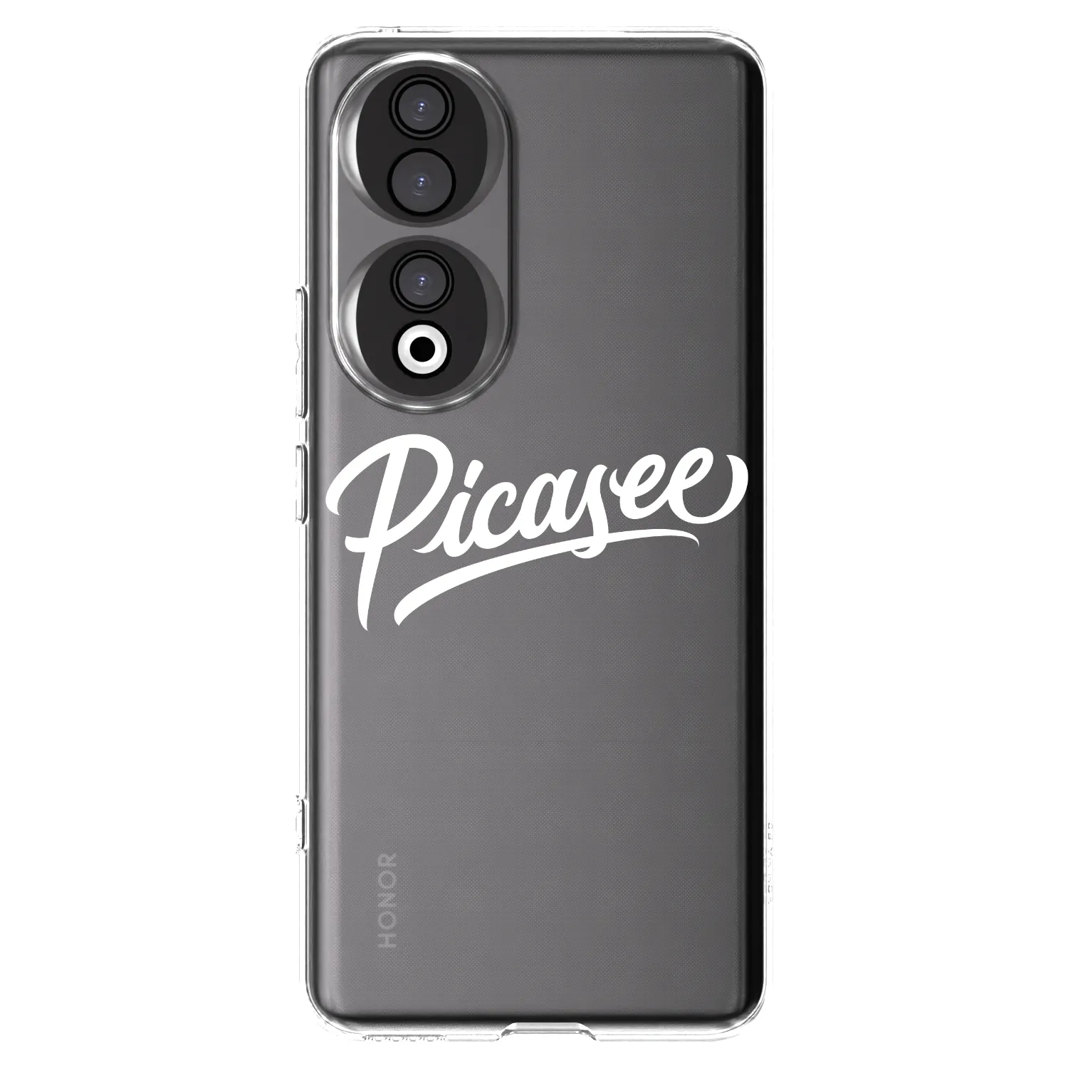 Picasee silikonový průhledný obal pro Honor 90 5G - Picasee - old logo - white