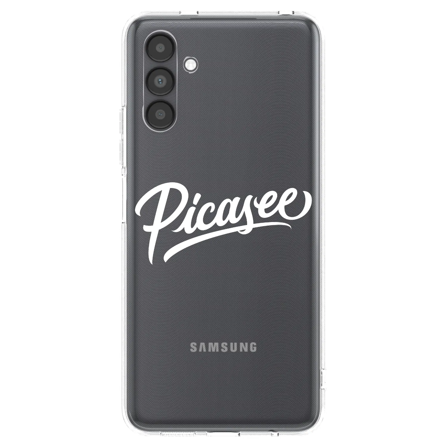 Picasee silikonový průhledný obal pro Samsung Galaxy A04s A047F - Picasee - old logo - white