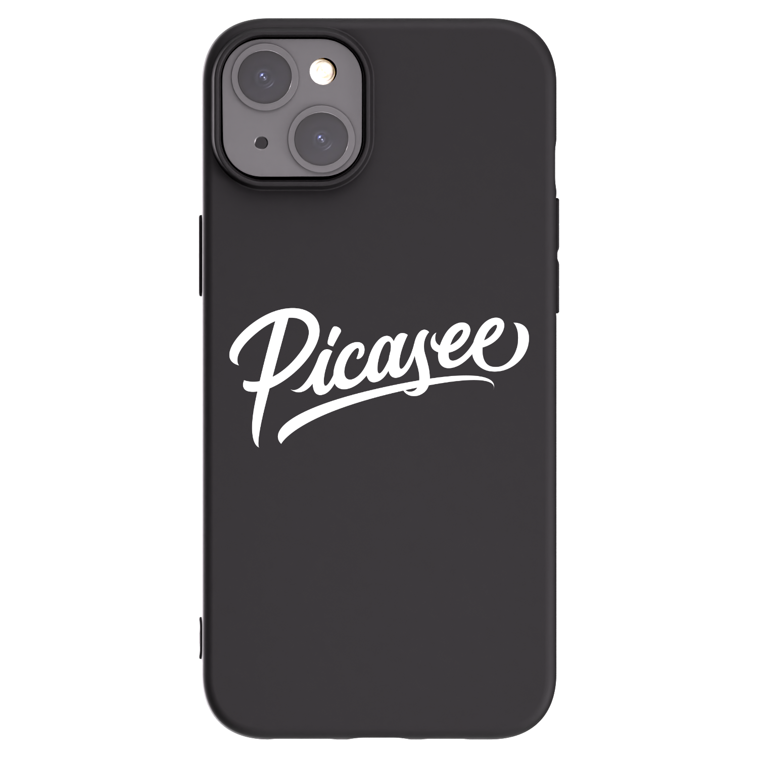 Picasee silikonový černý obal pro Apple iPhone 15 Plus - Picasee - old logo - white