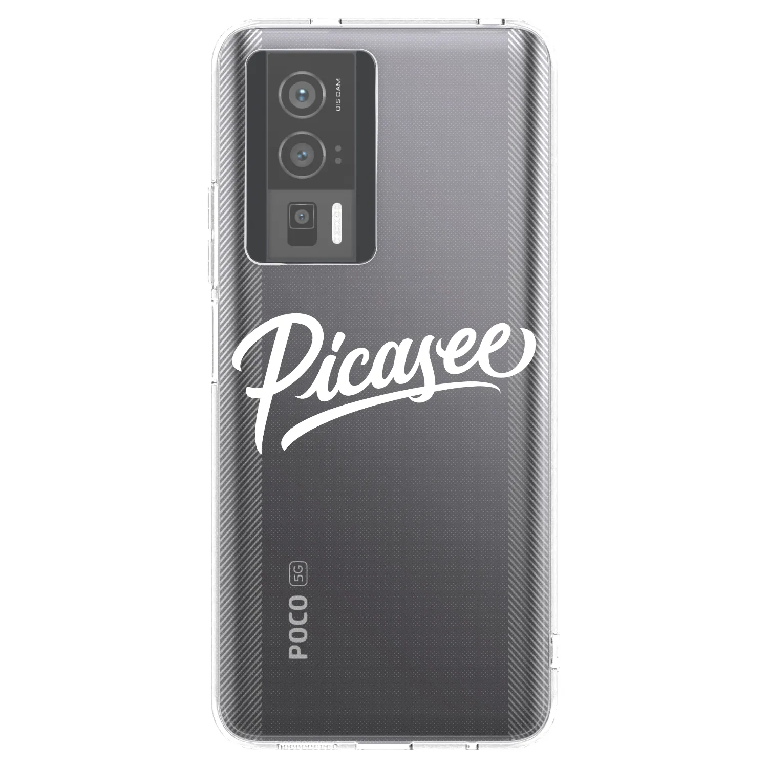 Picasee silikonový průhledný obal pro Xiaomi Poco F5 Pro 5G - Picasee - old logo - white