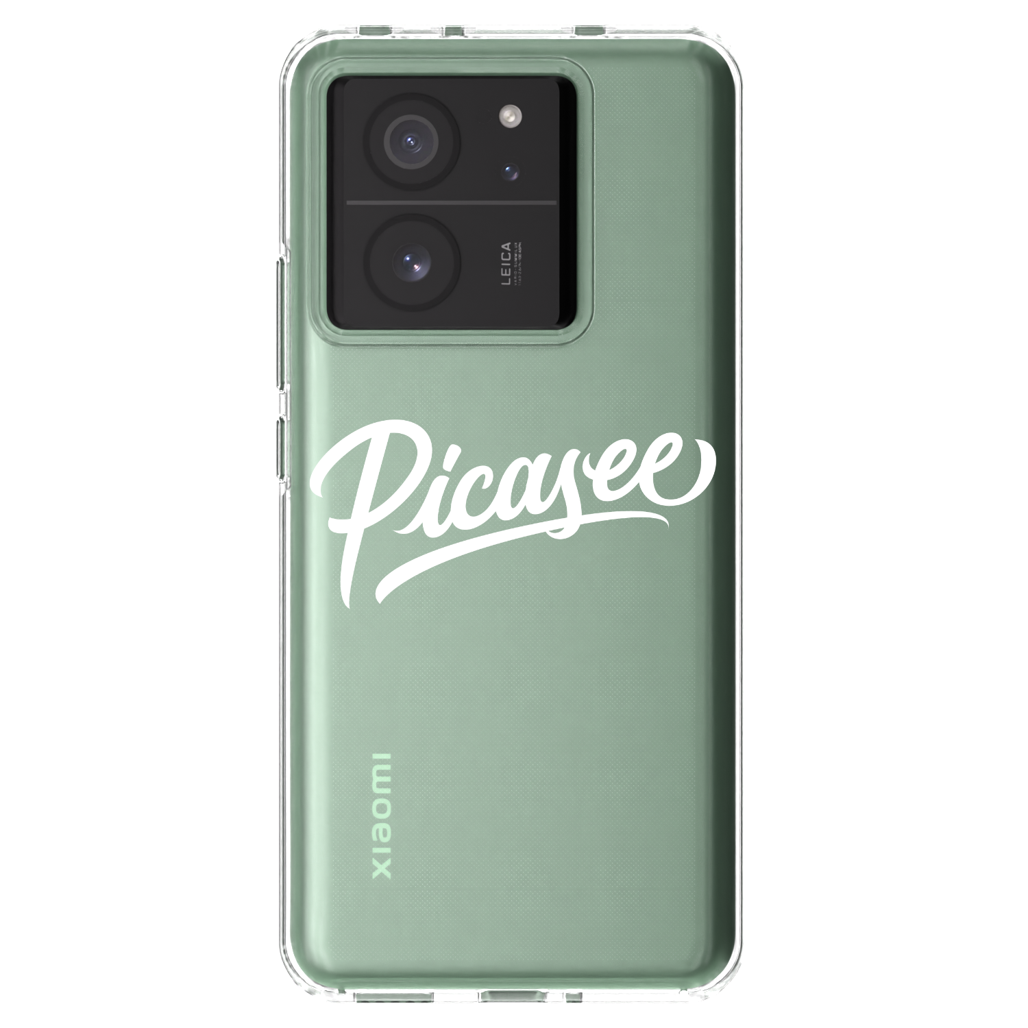 Picasee silikonový průhledný obal pro Xiaomi 13T - Picasee - old logo - white