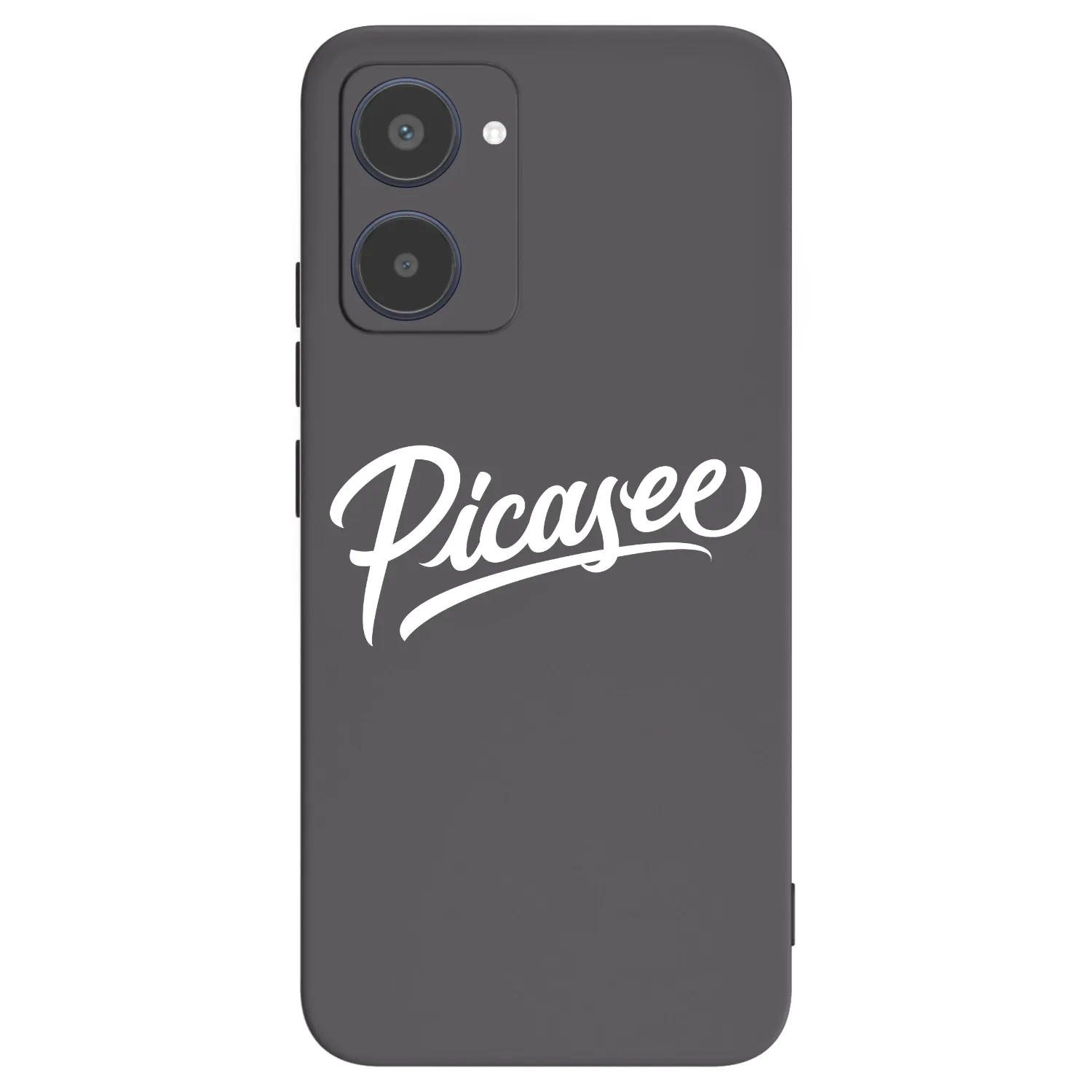 Picasee silikonový černý obal pro Realme 10 4G - Picasee - old logo - white
