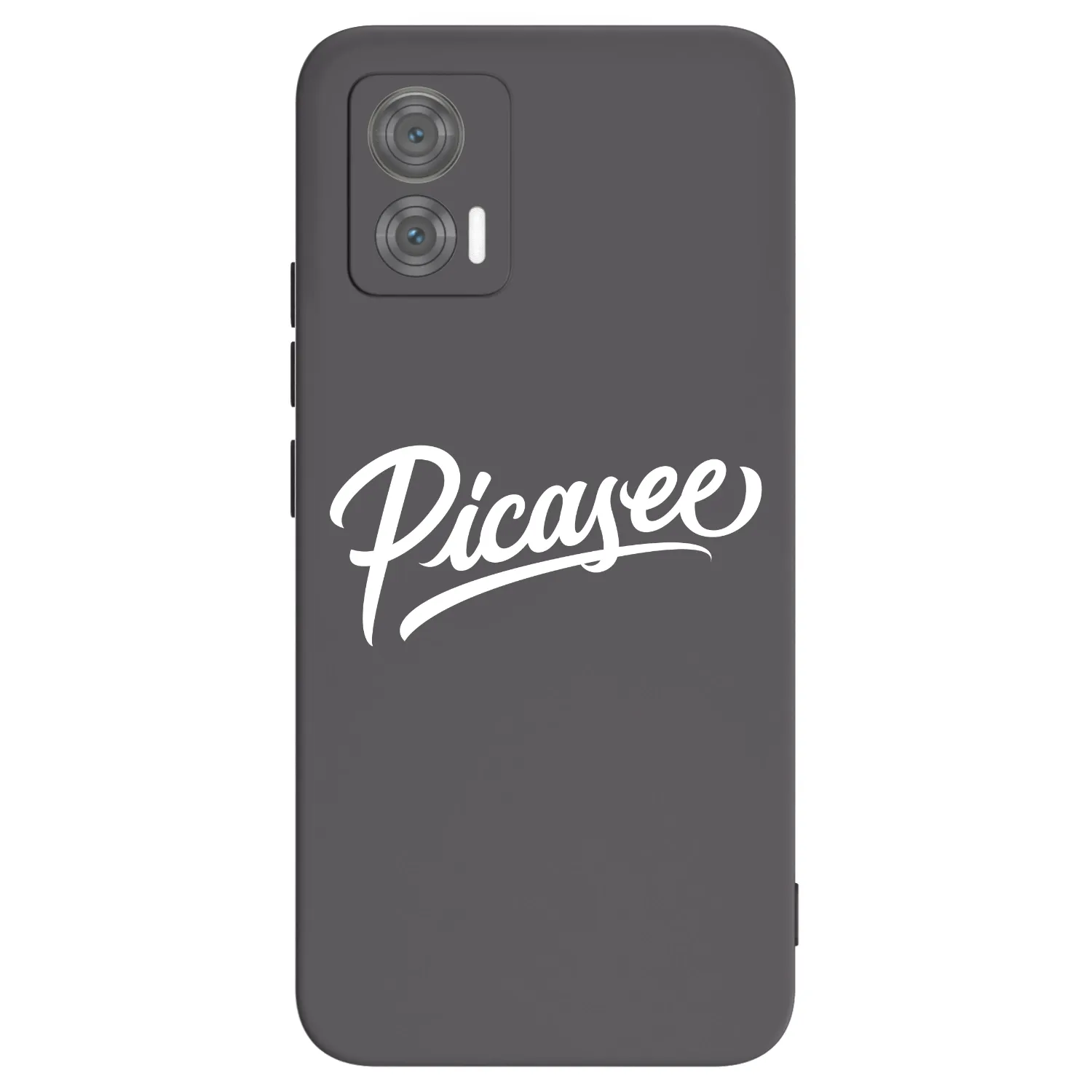 Picasee silikonový černý obal pro Motorola Edge 30 Neo - Picasee - old logo - white