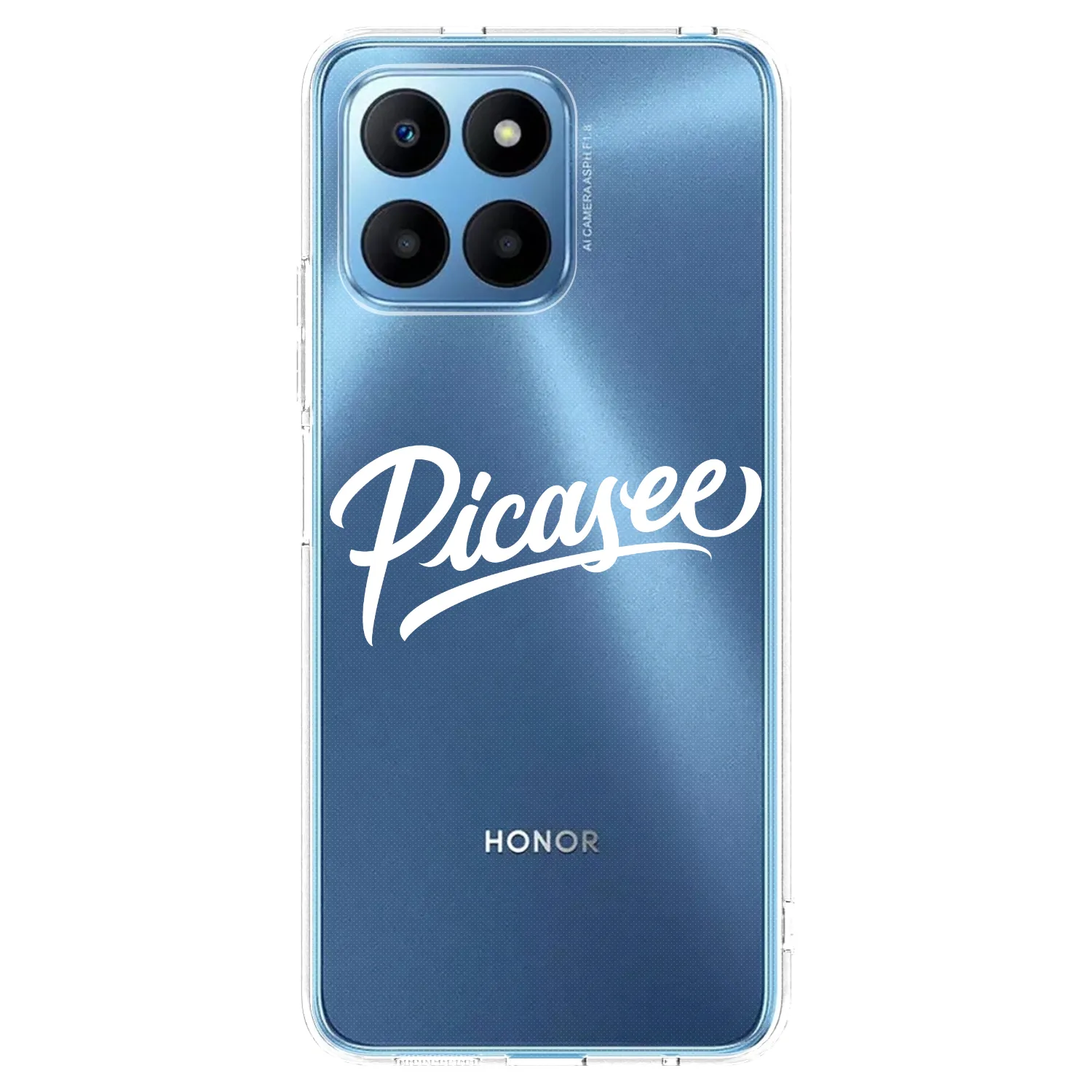 Picasee silikonový průhledný obal pro Honor 70 Lite - Picasee - old logo - white