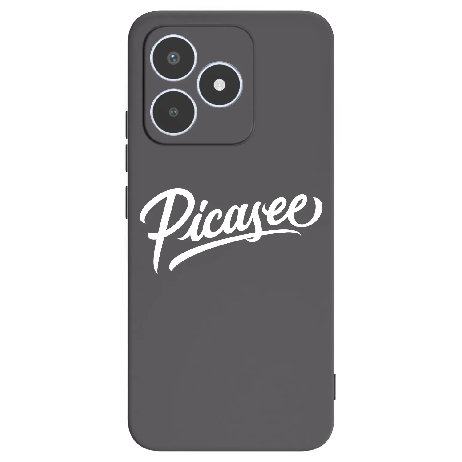 Picasee silikonový černý obal pro Realme C53 - Picasee - old logo - white