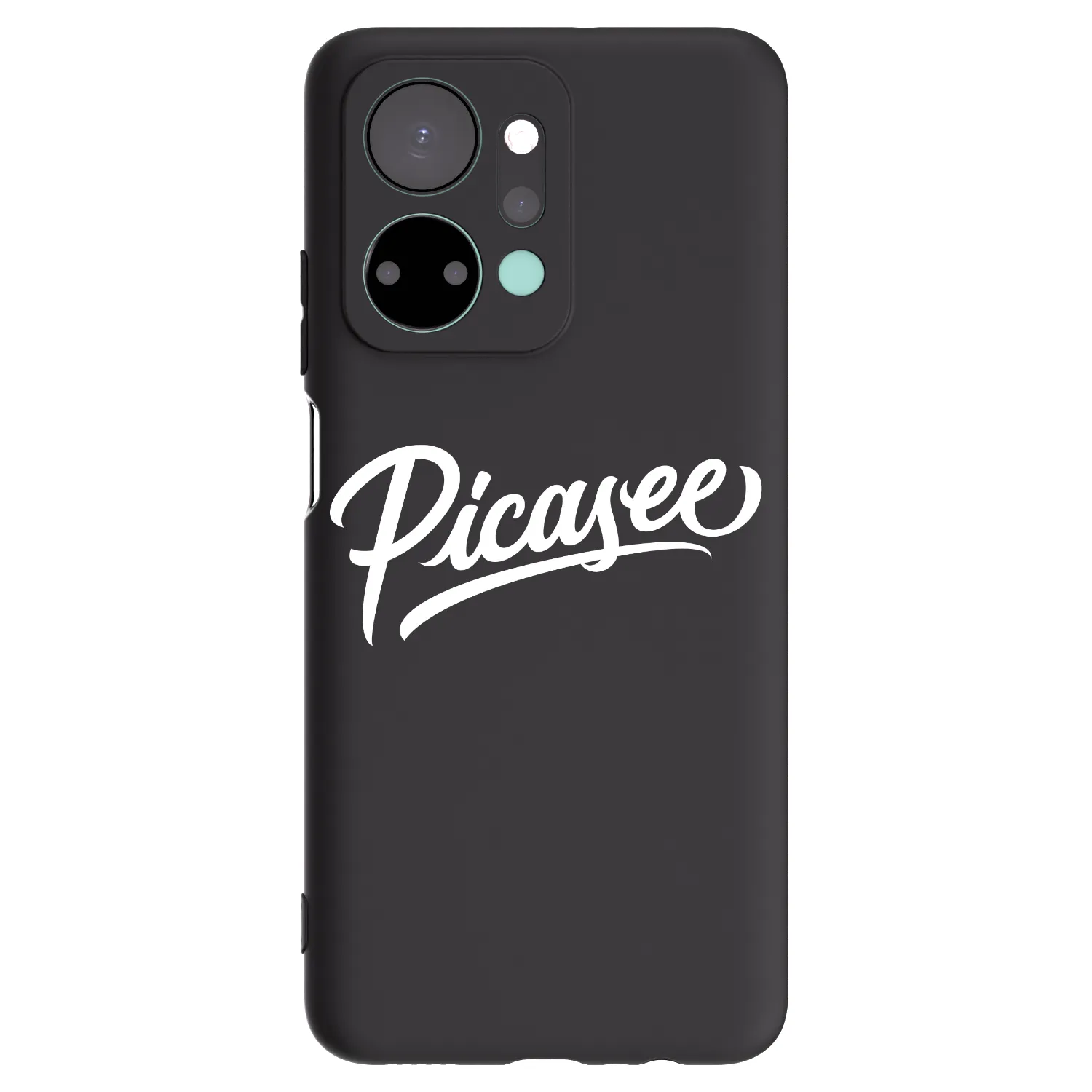 Picasee silikonový černý obal pro Honor X7a - Picasee - old logo - white