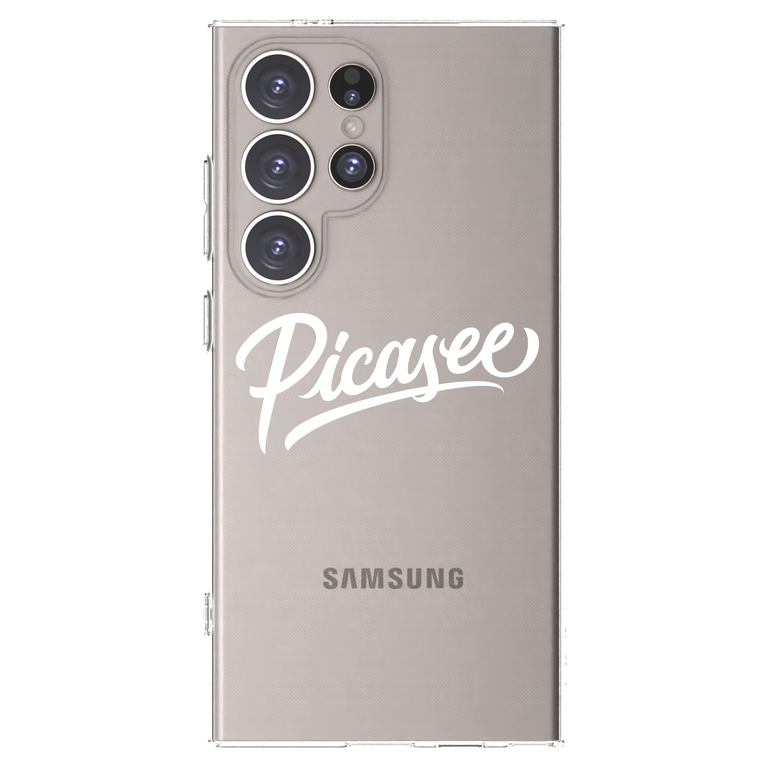 Picasee silikonový průhledný obal pro Samsung Galaxy S24 Ultra S928B 5G - Picasee - old logo - white