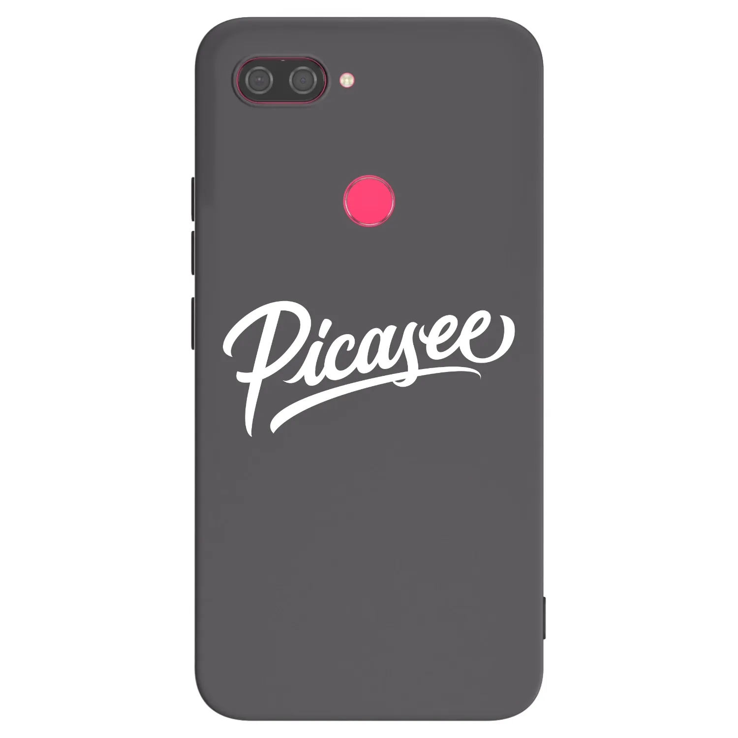 Picasee silikonový černý obal pro Xiaomi Mi 8 Lite - Picasee - old logo - white