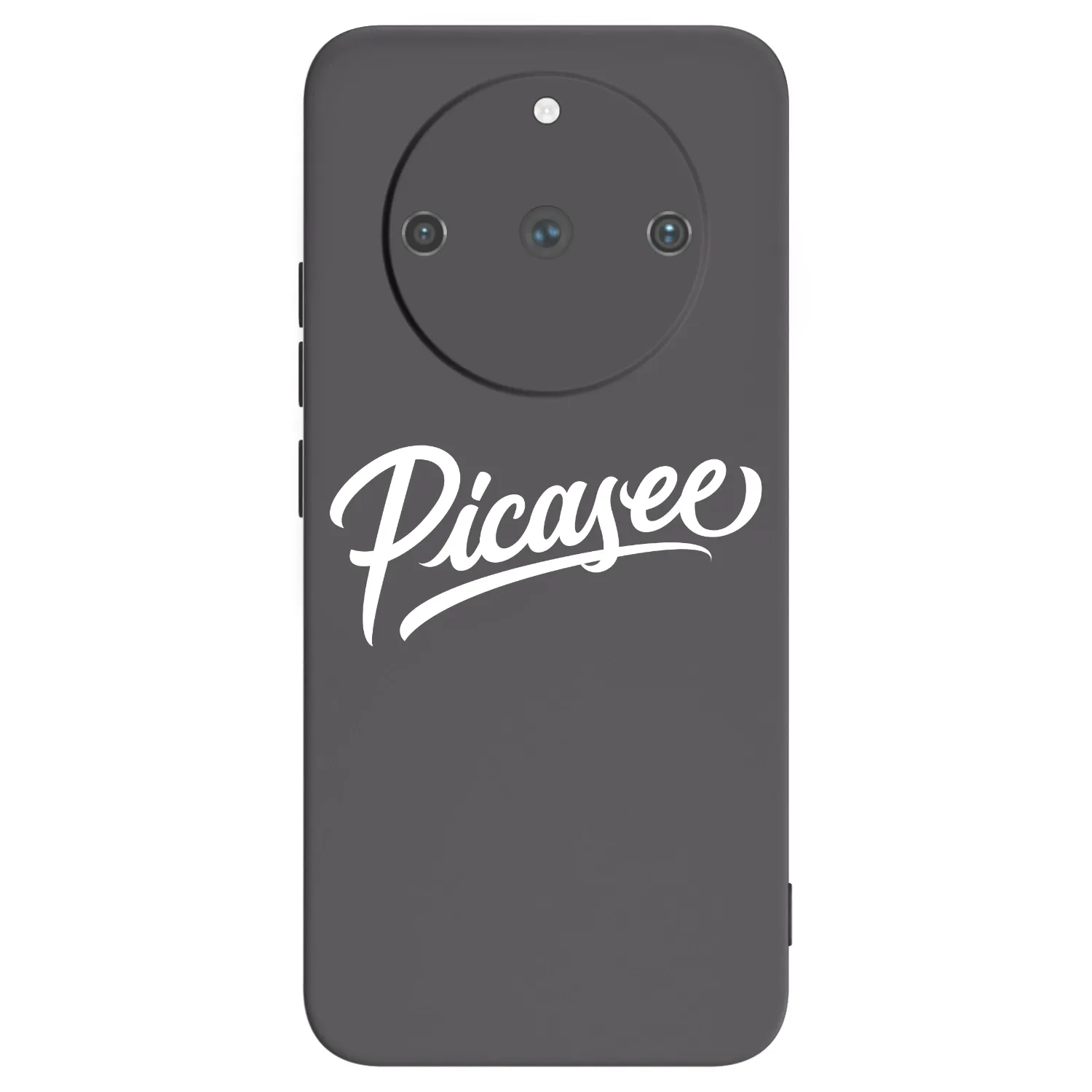 Picasee silikonový černý obal pro Realme 11 Pro+ - Picasee - old logo - white