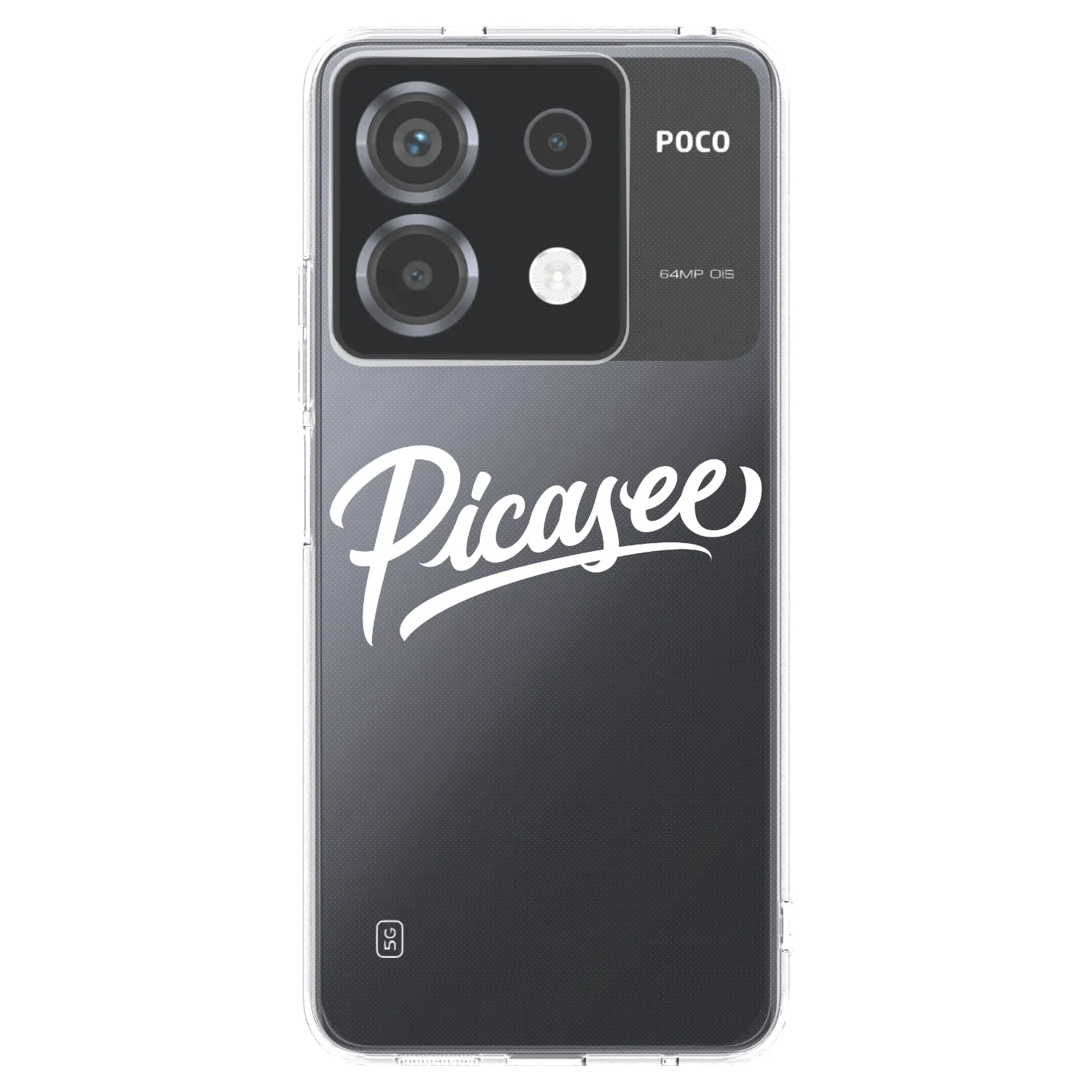 Picasee silikonový průhledný obal pro Xiaomi Poco X6 - Picasee - old logo - white