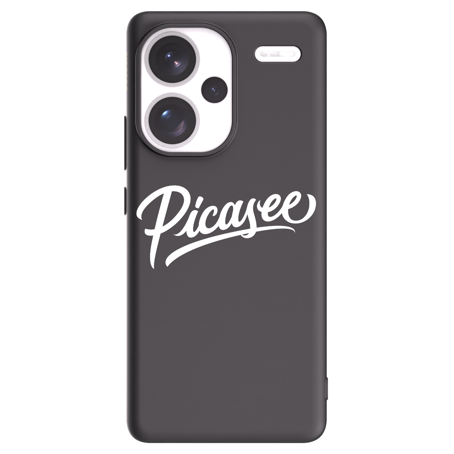 Picasee silikonový černý obal pro Xiaomi Redmi Note 13 Pro+ 5G - Picasee - old logo - white