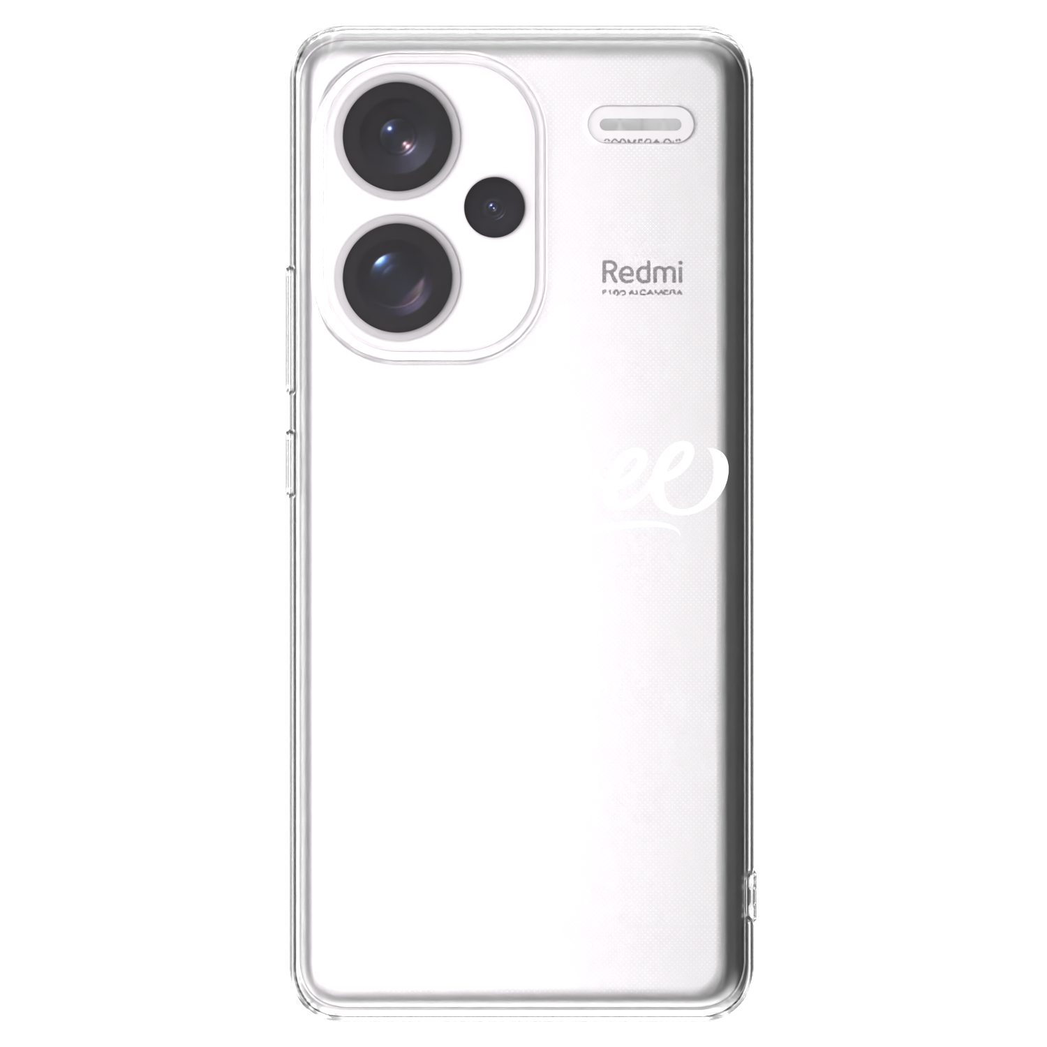 Picasee silikonový průhledný obal pro Xiaomi Redmi Note 13 Pro+ 5G - Picasee - old logo - white
