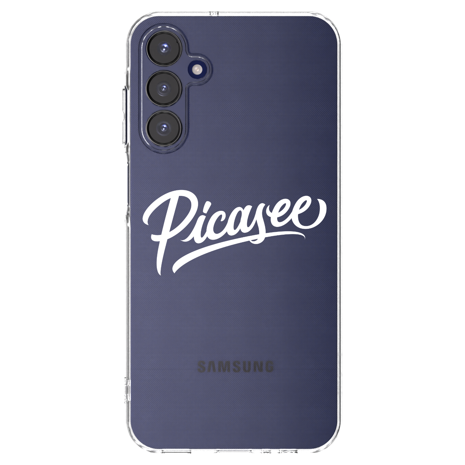 Picasee silikonový průhledný obal pro Samsung Galaxy A15 A155F 4G - Picasee - old logo - white
