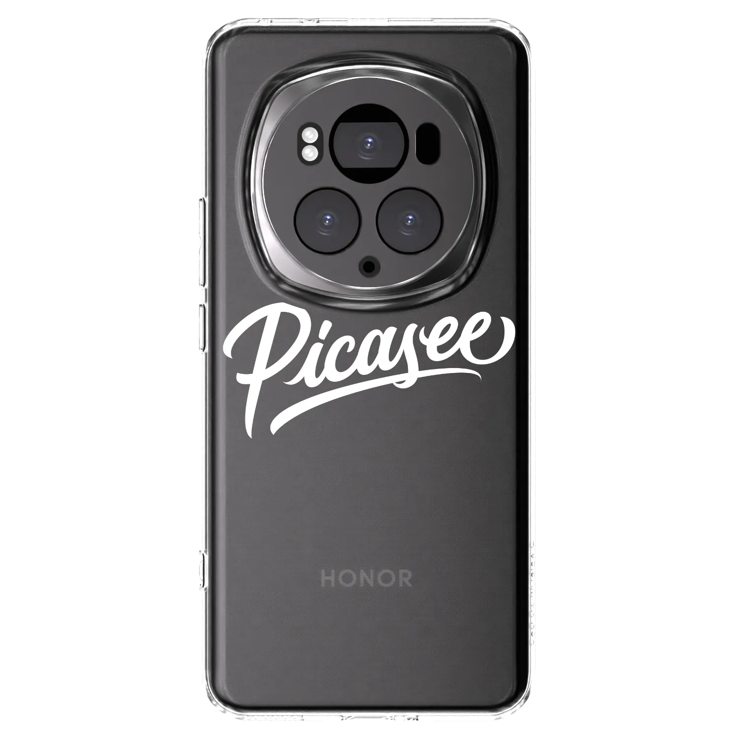 Picasee silikonový průhledný obal pro Honor Magic6 Pro - Picasee - old logo - white