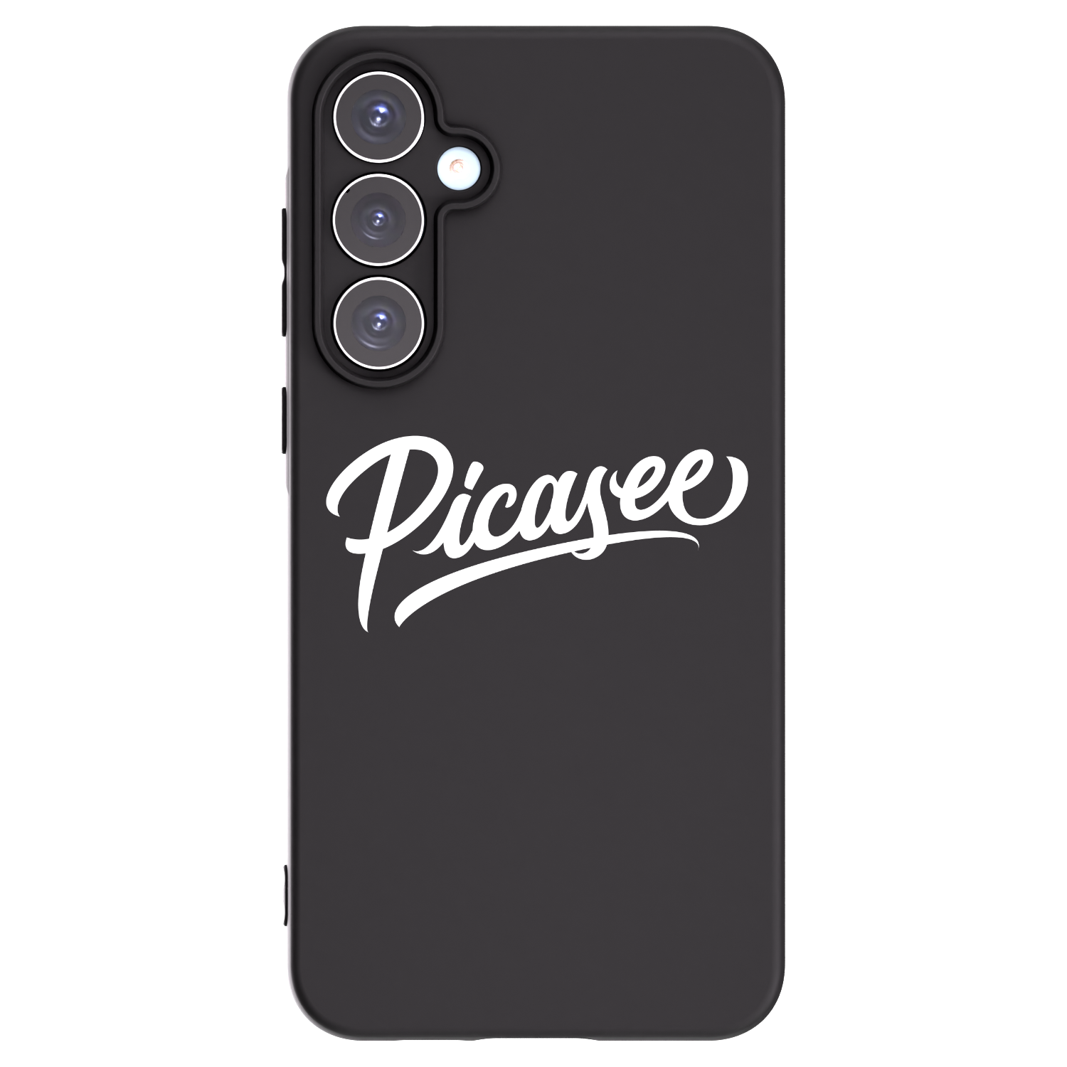 Picasee silikonový černý obal pro Samsung Galaxy A55 5G A556B - Picasee - old logo - white