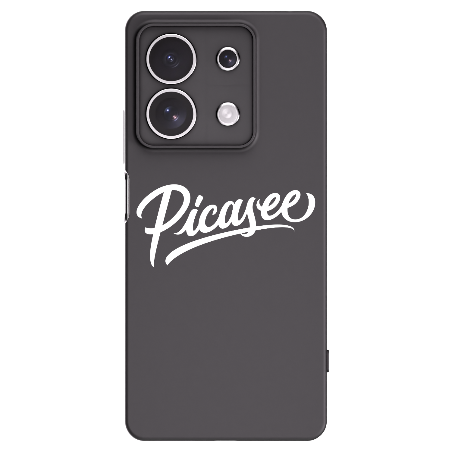 Picasee silikonový černý obal pro Xiaomi Redmi Note 13 4G - Picasee - old logo - white