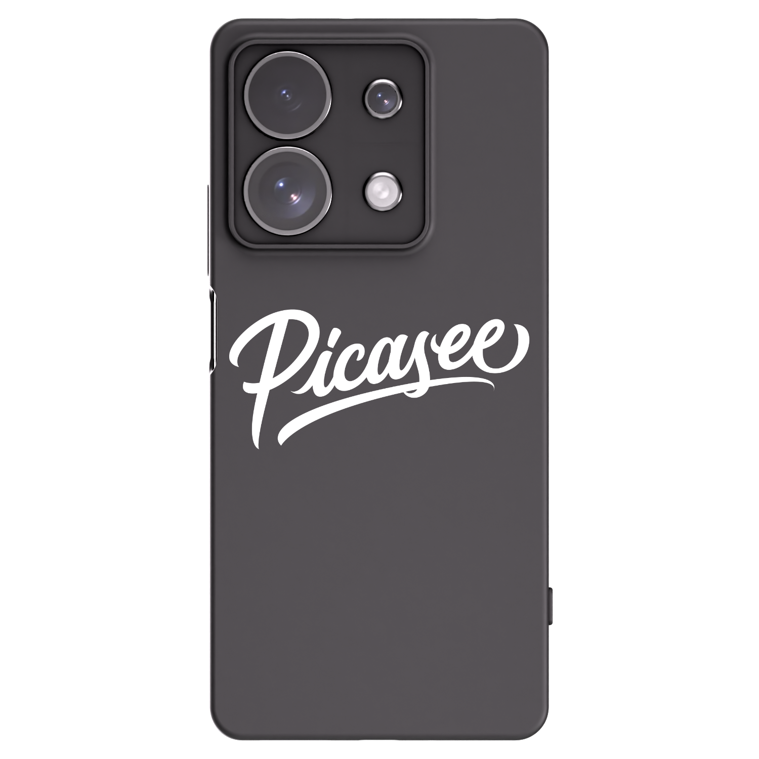 Picasee silikonový černý obal pro Xiaomi Redmi Note 13 Pro 4G - Picasee - old logo - white