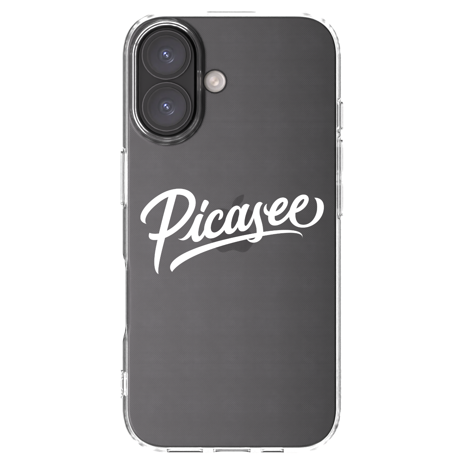 Picasee silikonový průhledný obal pro Apple iPhone 16 - Picasee - old logo - white
