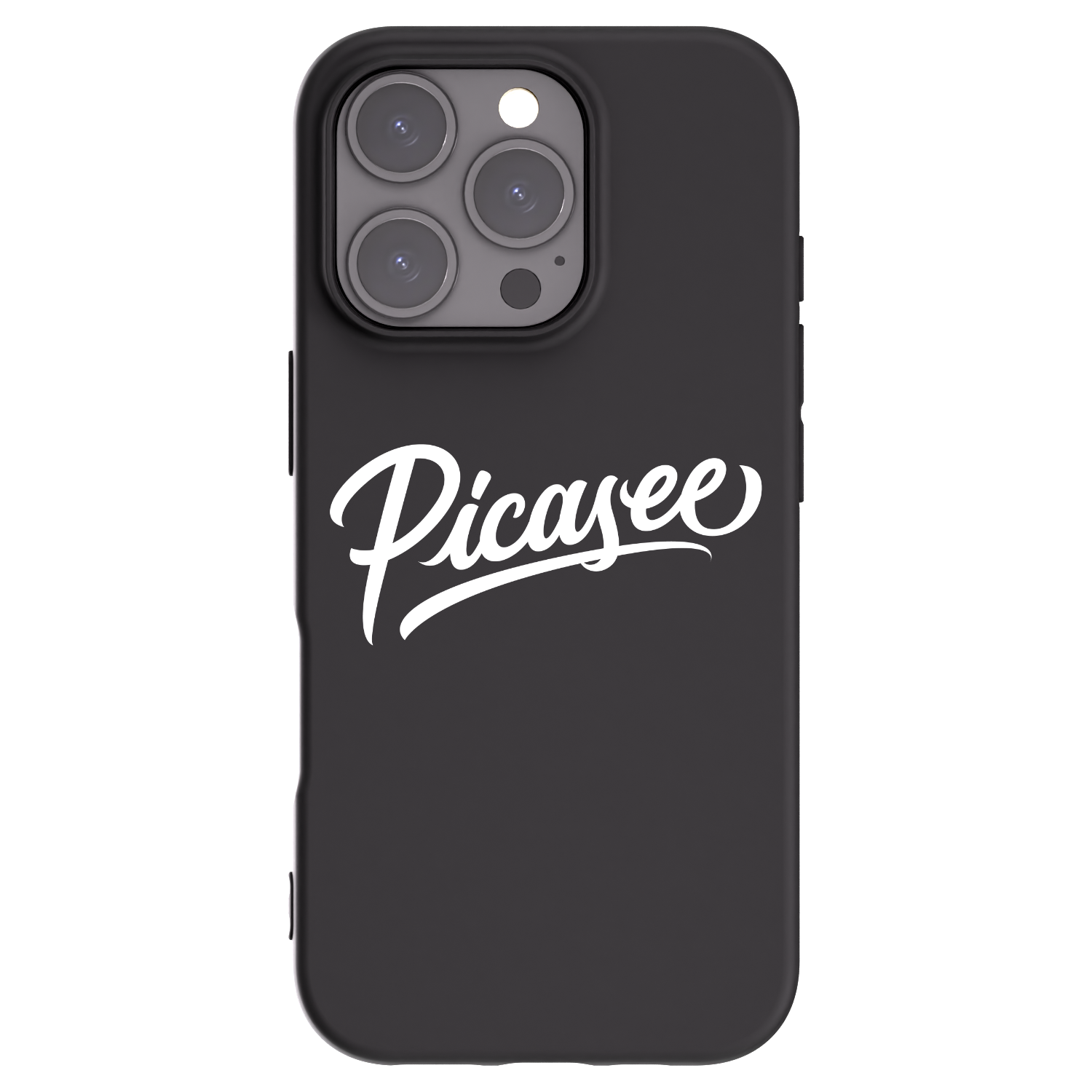 Picasee silikonový černý obal pro Apple iPhone 16 Pro - Picasee - old logo - white