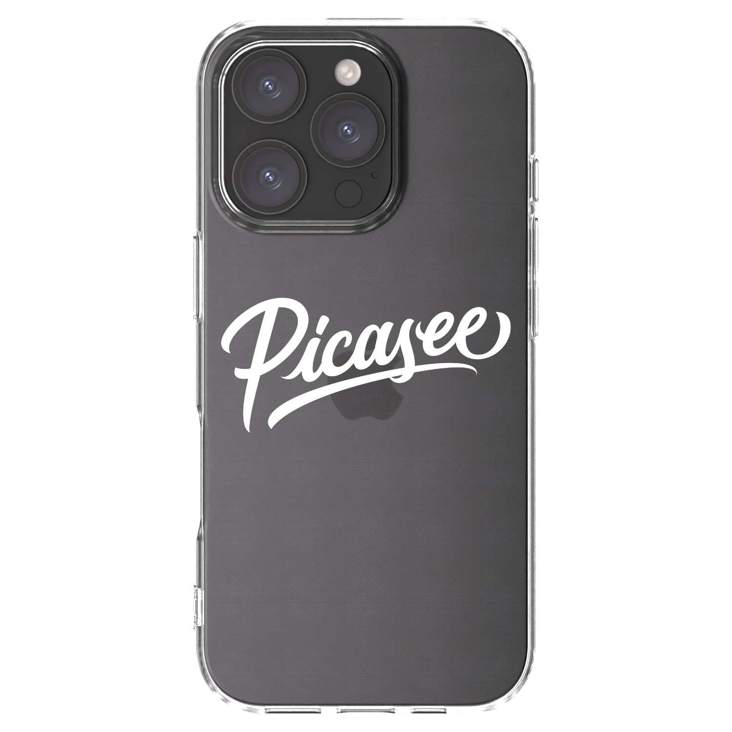 Picasee silikonový průhledný obal pro Apple iPhone 16 Pro - Picasee - old logo - white