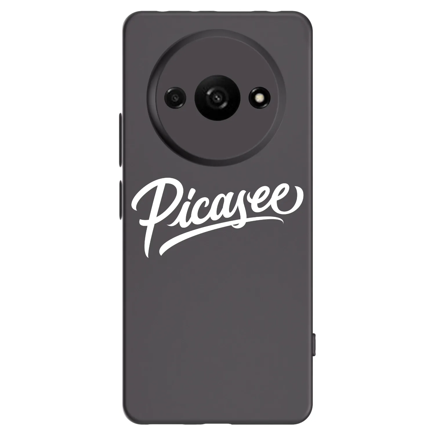 Picasee silikonový černý obal pro Xiaomi Redmi A3 - Picasee - old logo - white